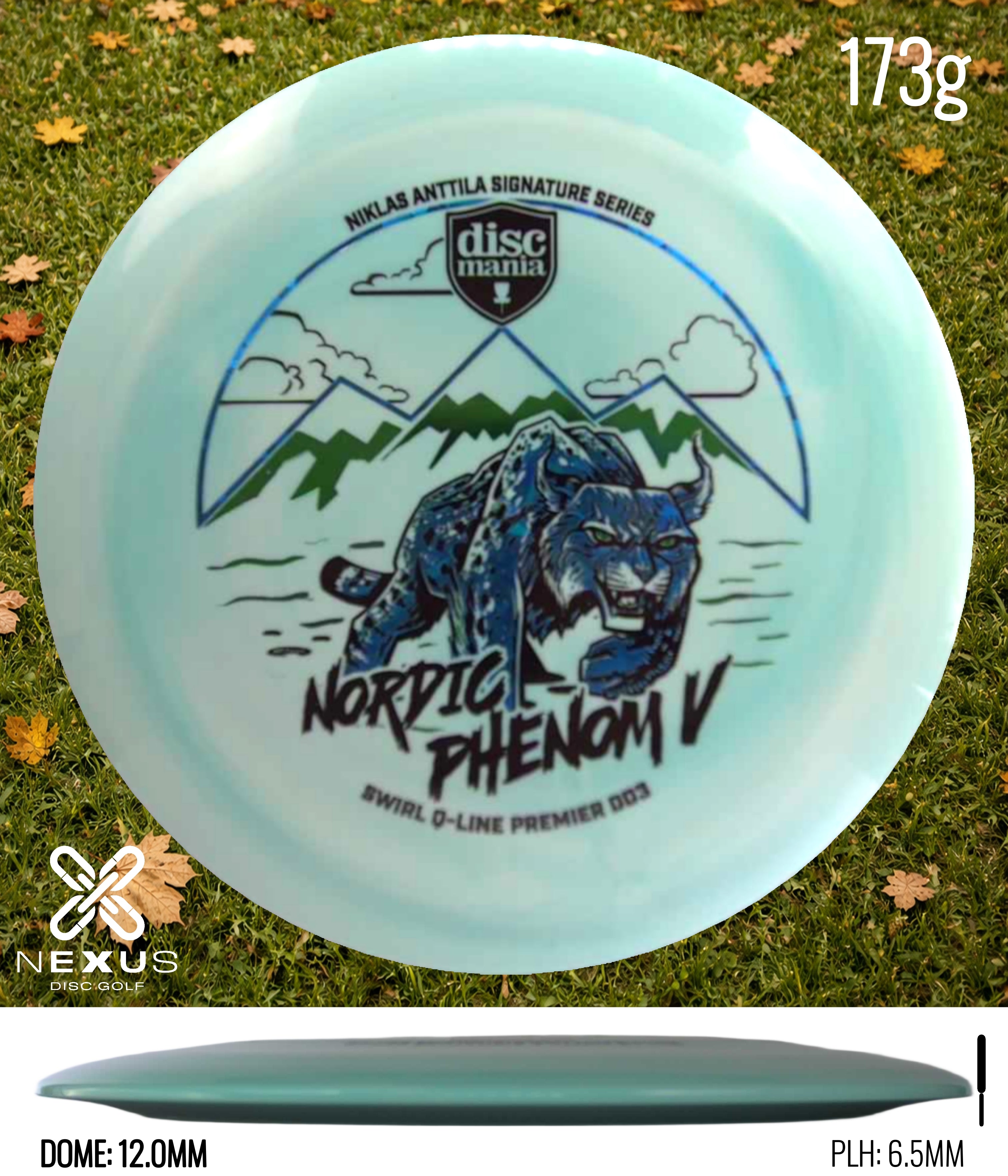 Discmania DD Teal/Multicolor 173g