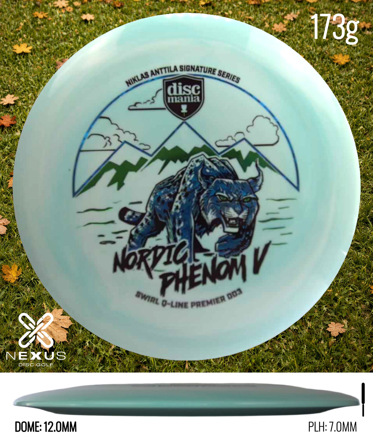 Discmania DD Teal/Multicolor 173g