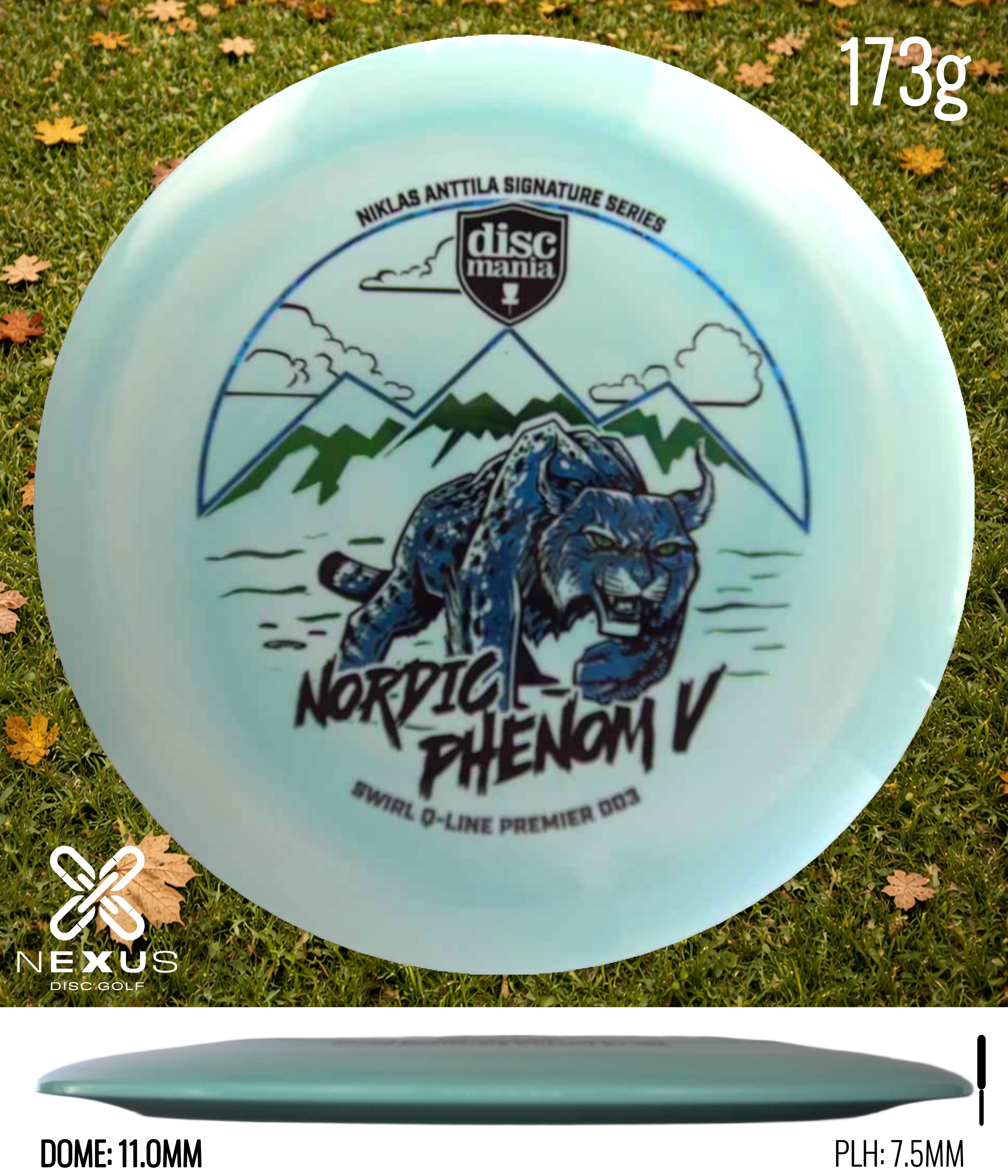 Discmania DD Teal/Multicolor 173g