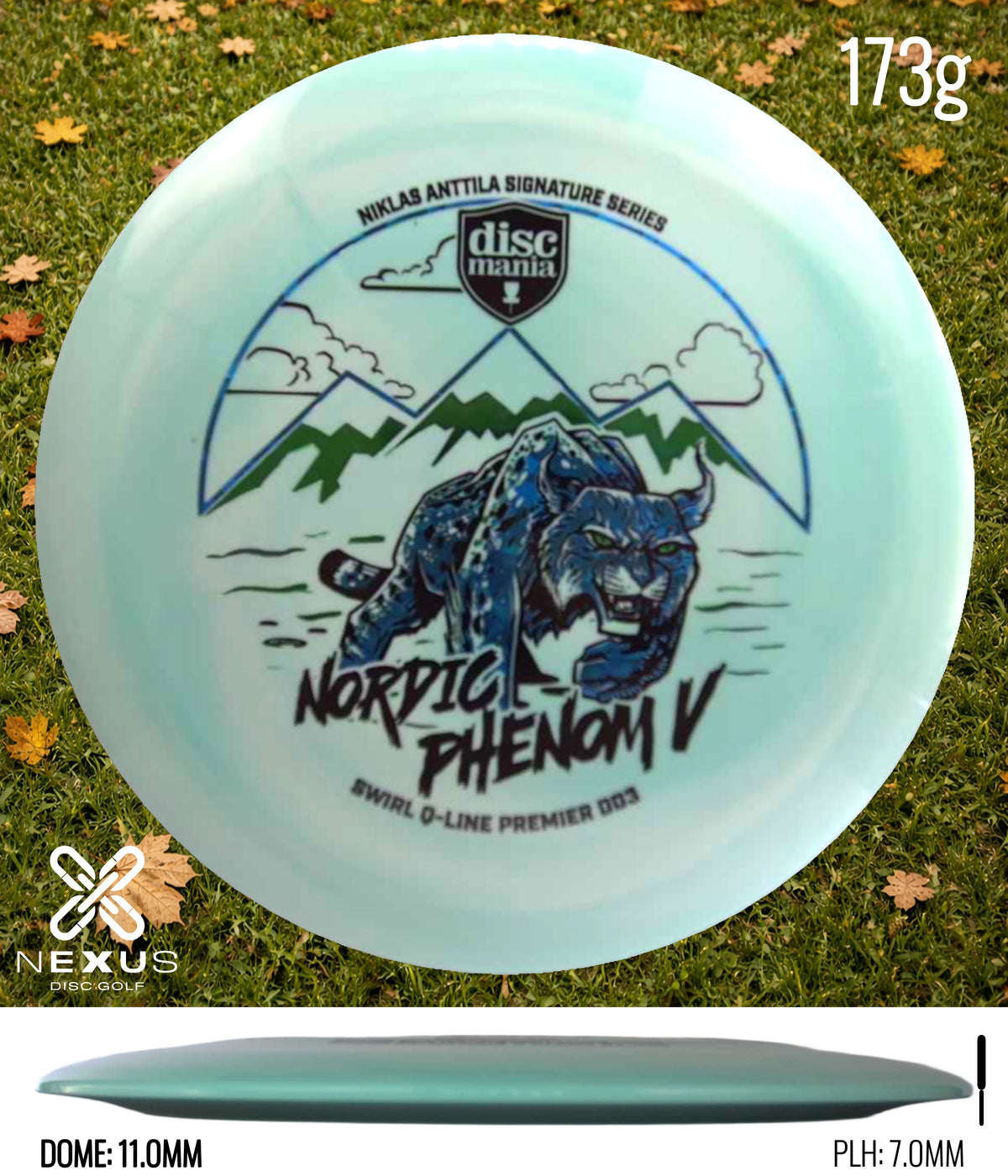Discmania DD Teal/Multicolor 173g