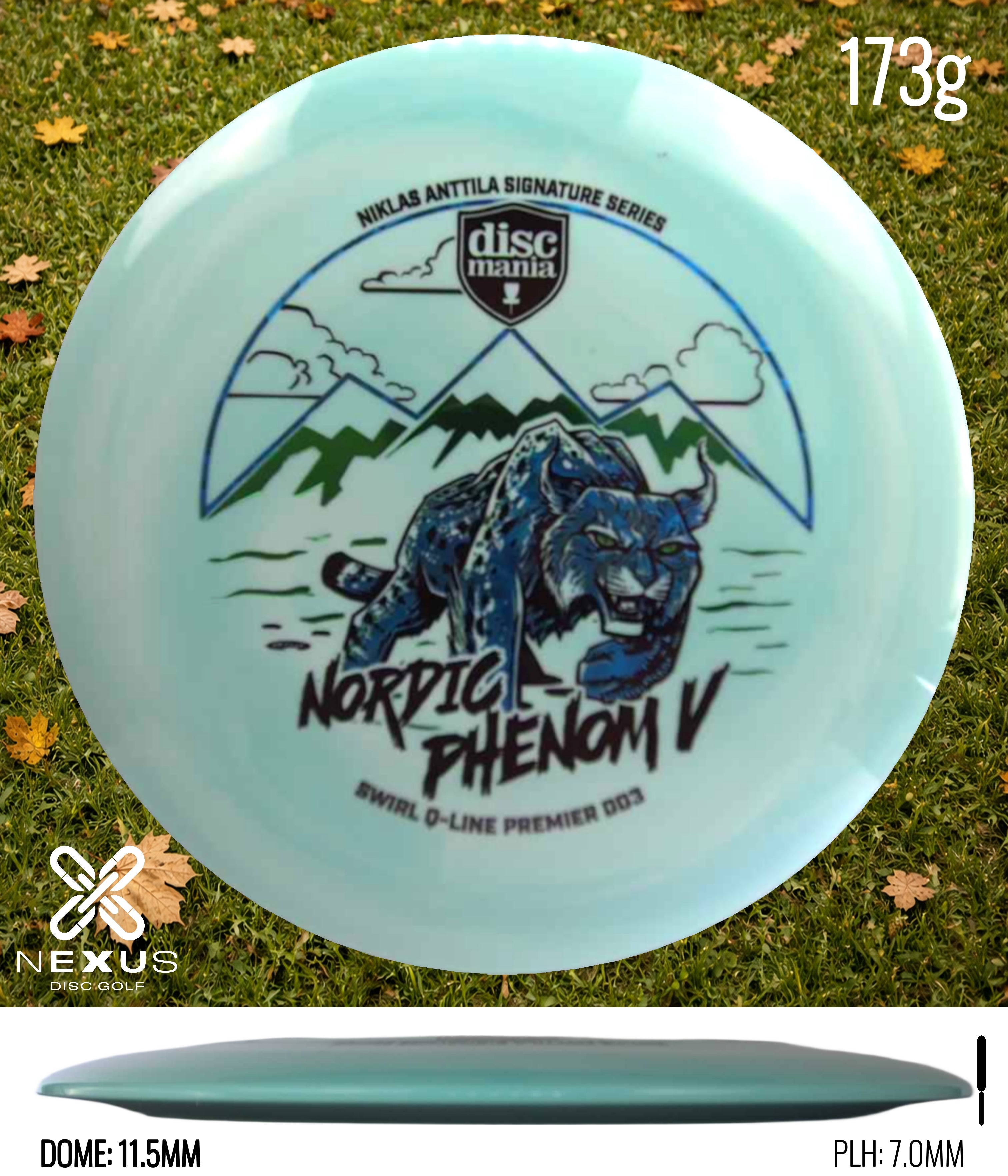 Discmania DD Teal/Multicolor 173g