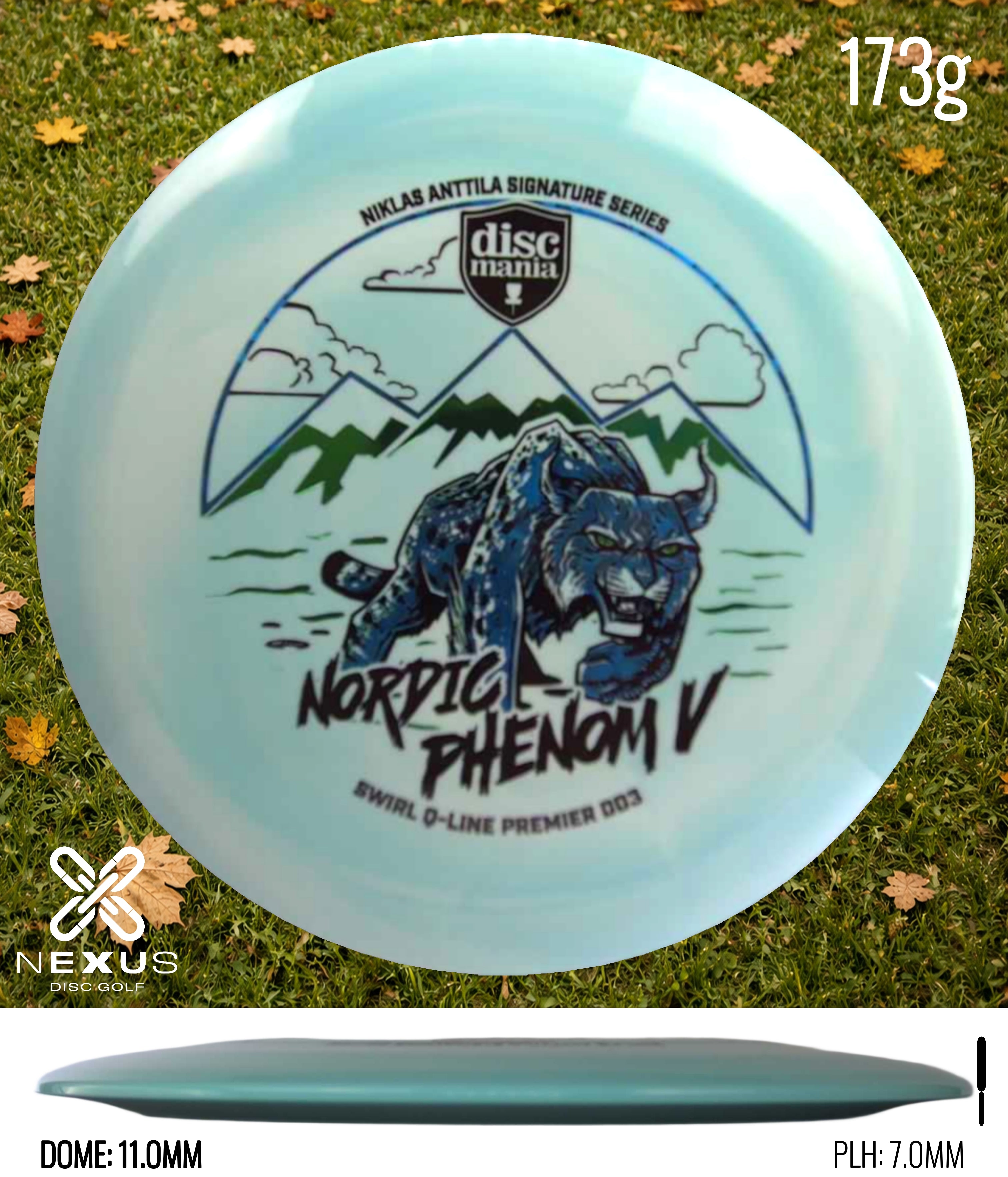 Discmania DD Teal/Multicolor 173g