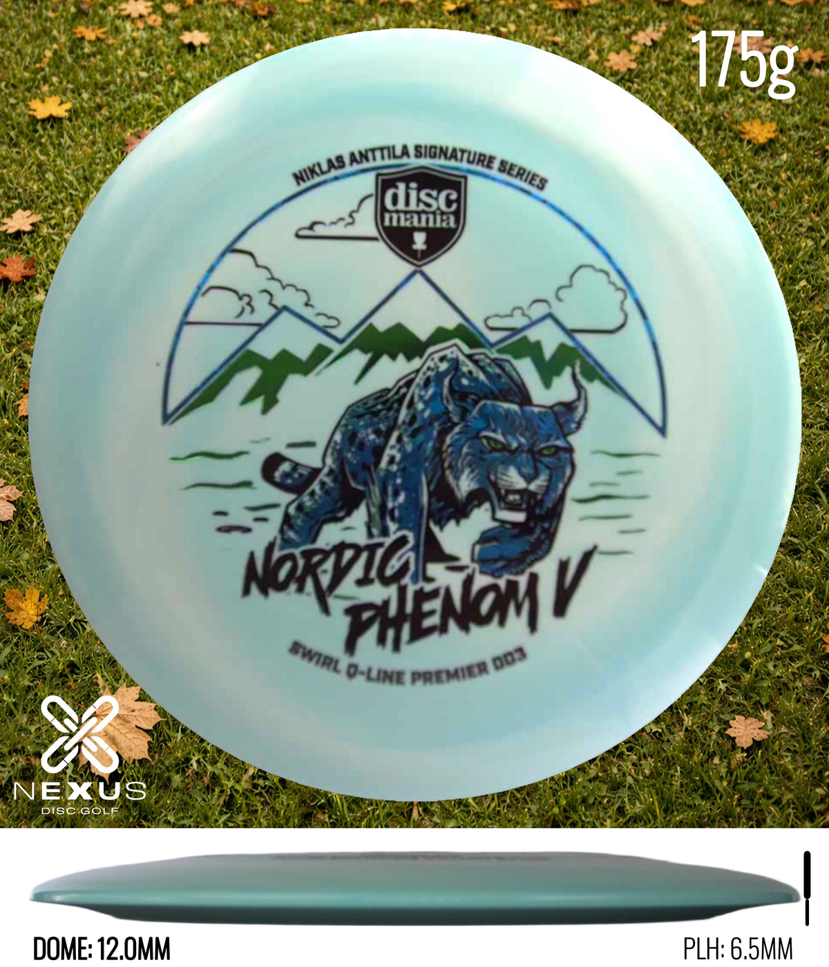 Discmania DD Teal/Multicolor 175g