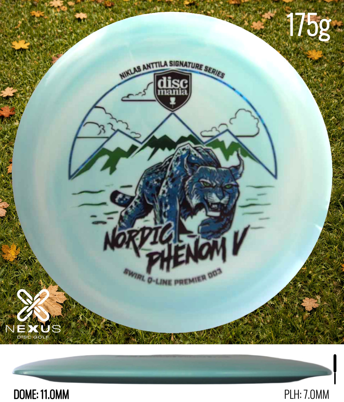 Discmania DD Teal/Multicolor 175g