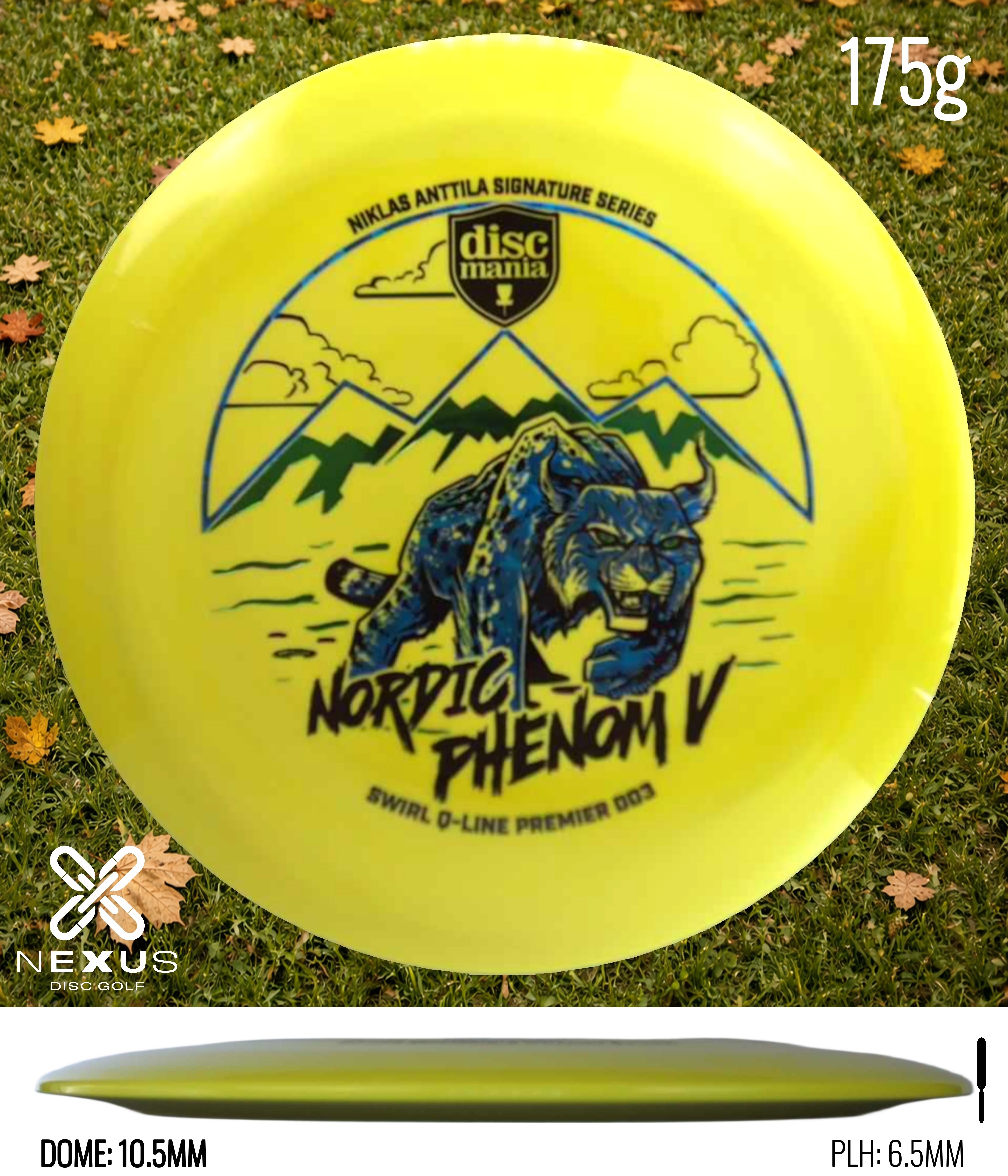 Discmania DD Yellow/Blue Metallic, Green Metallic 175g
