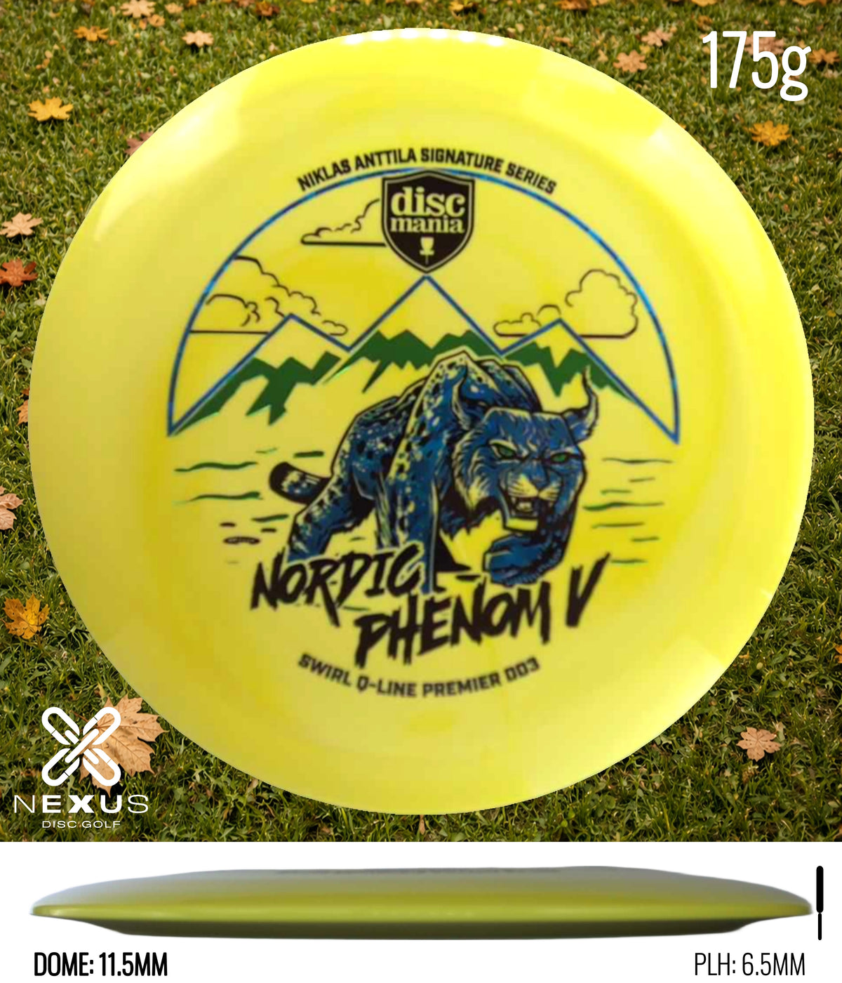 Discmania DD Yellow/Blue Metallic, Green Metallic 175g