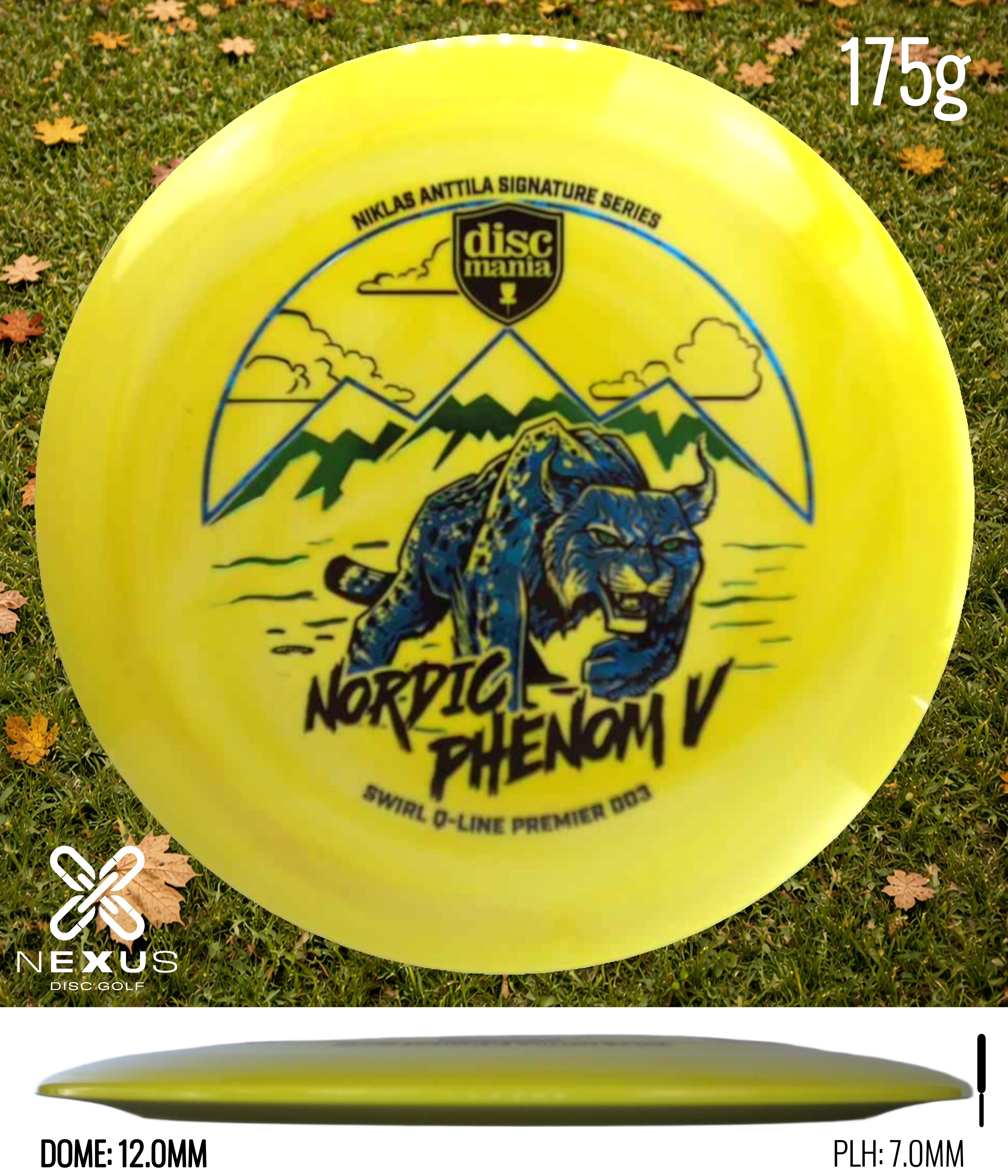 Discmania DD Yellow/Blue Metallic, Green Metallic 175g
