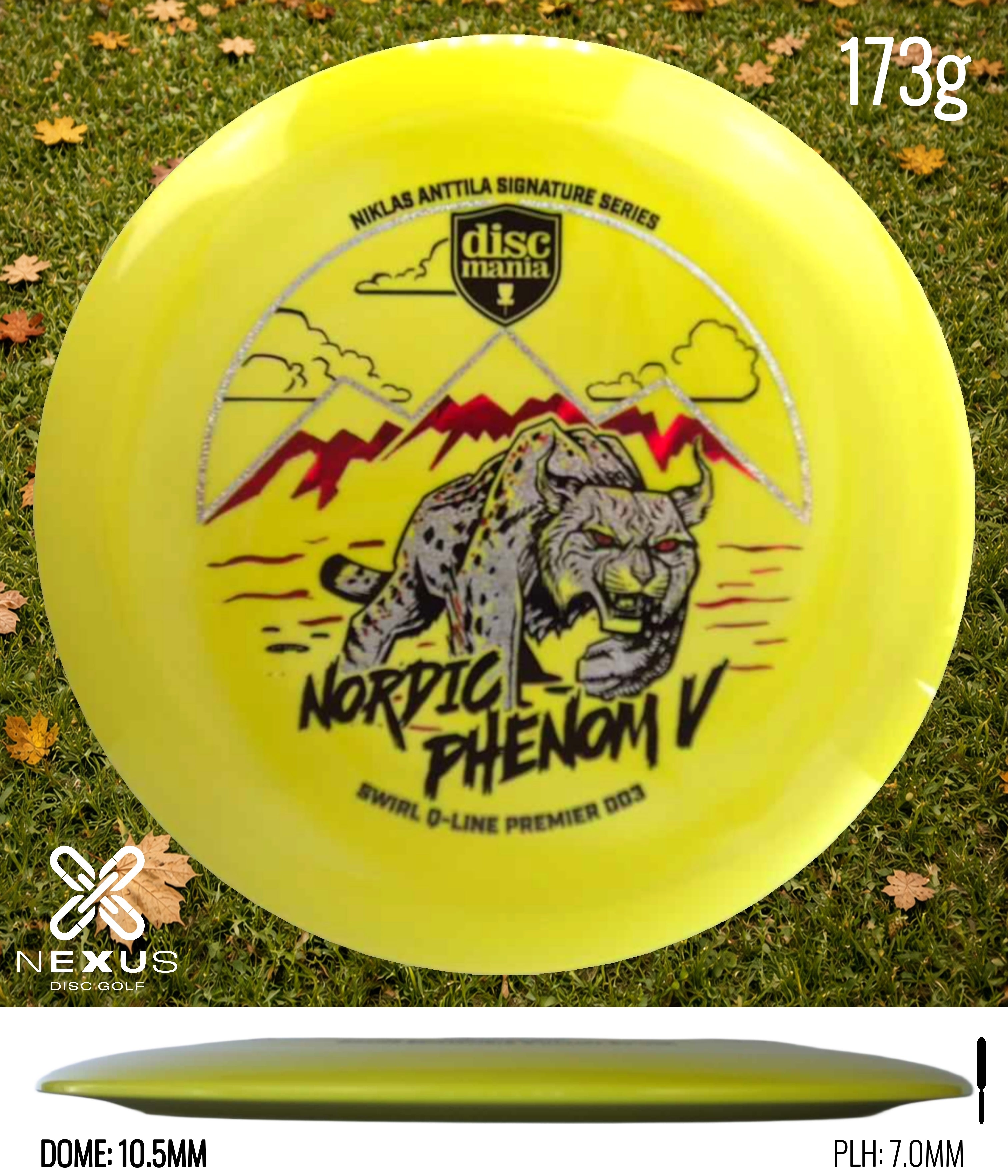 Discmania DD Yellow/Multicolor 173g