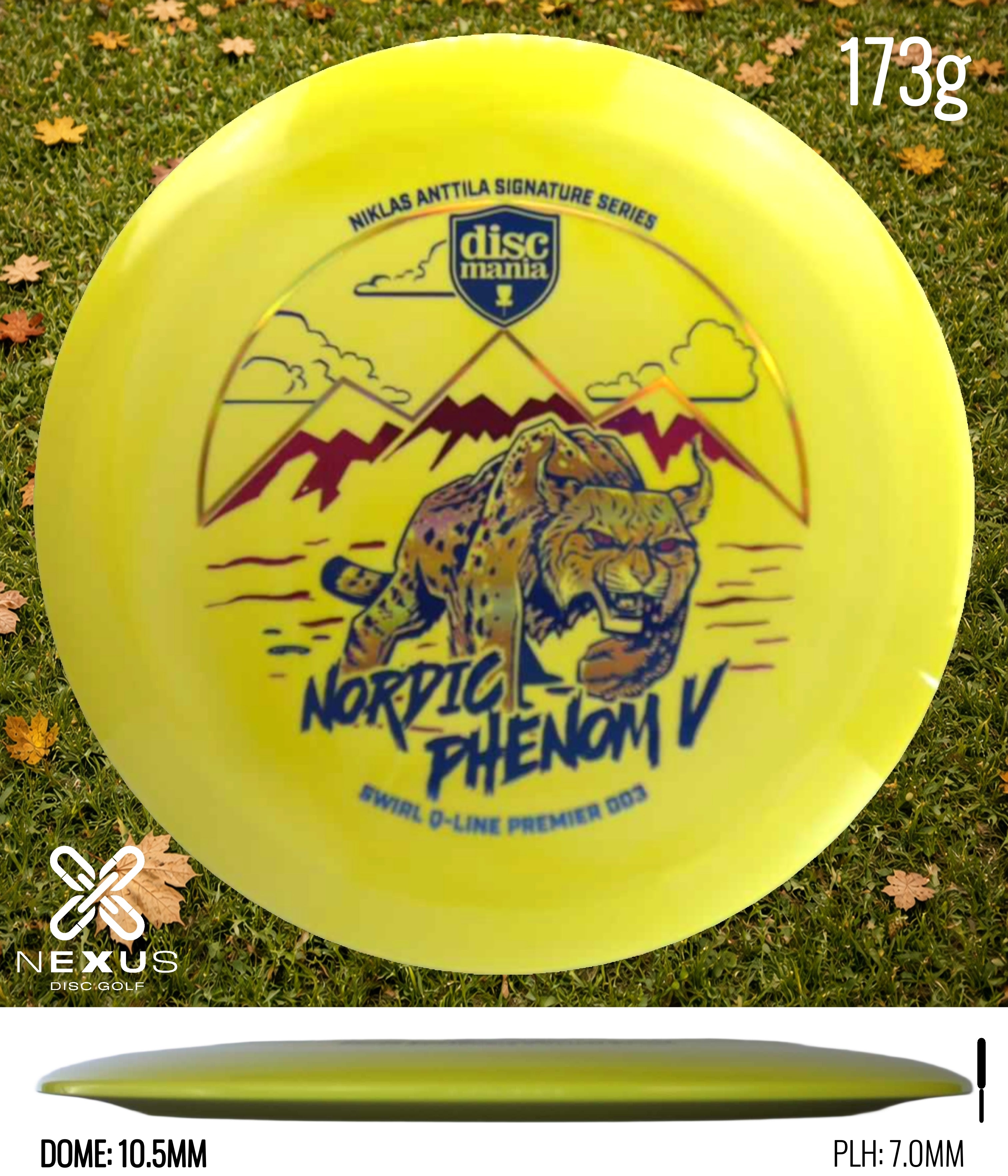 Discmania DD Yellow/Multicolor 173g
