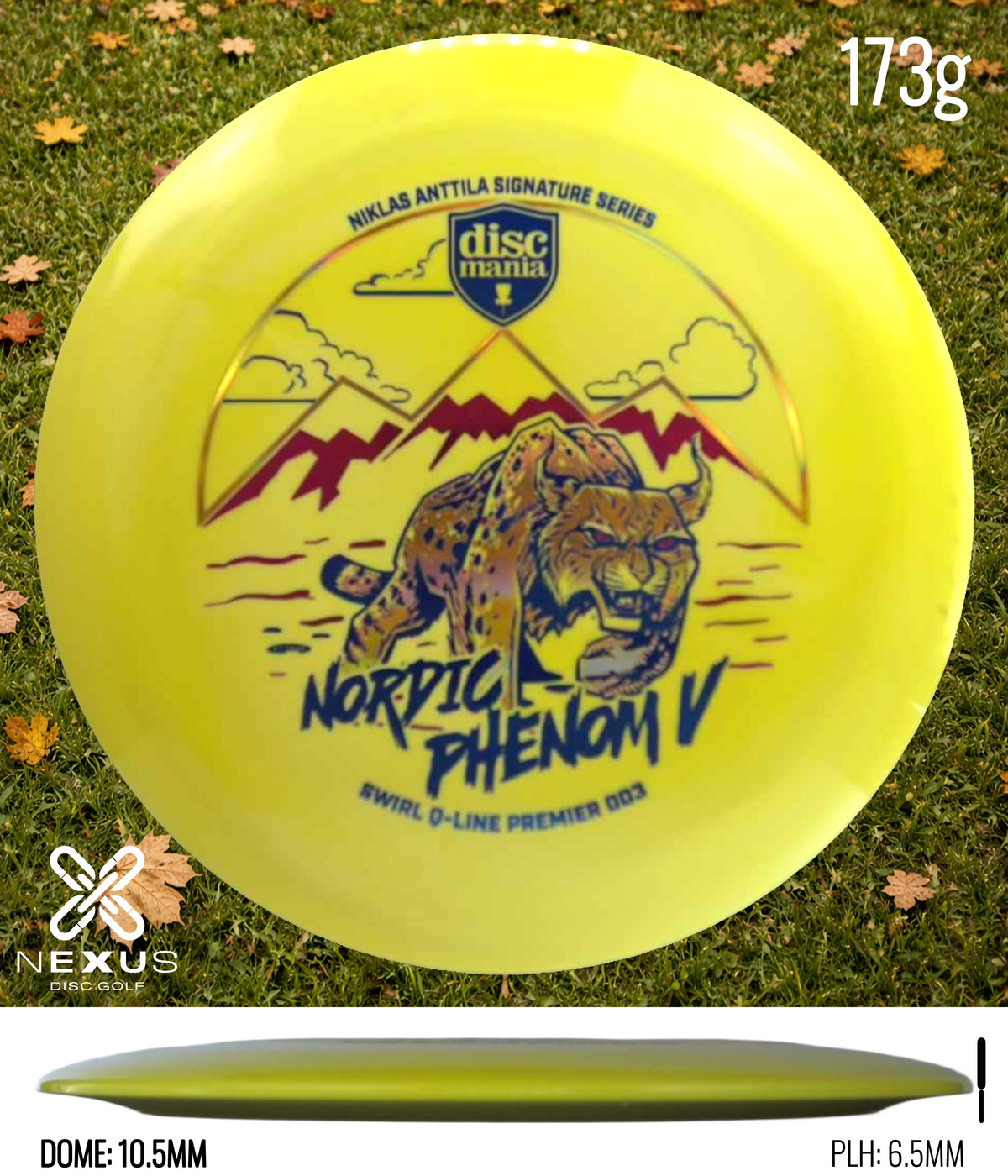 Discmania DD Yellow/Multicolor 173g