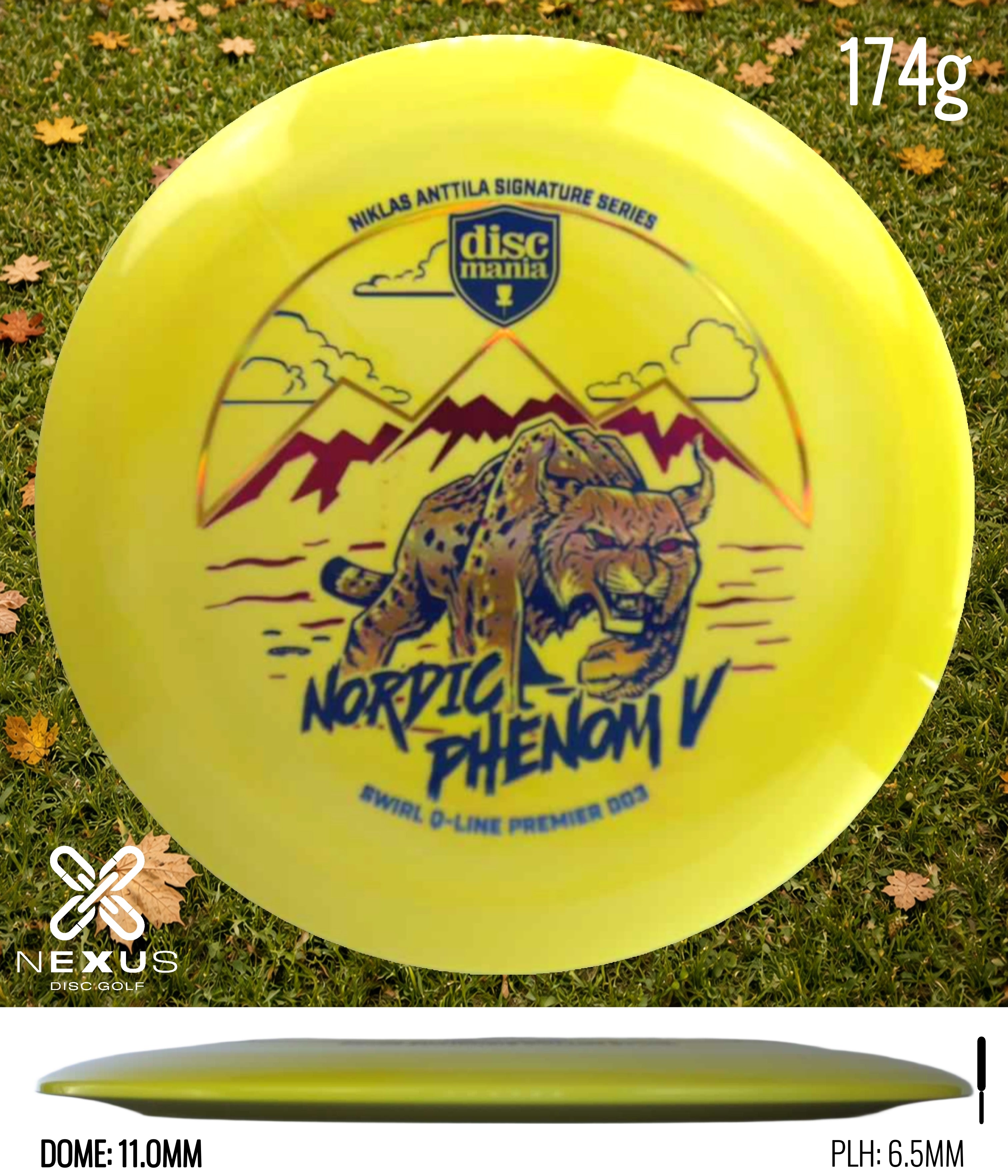 Discmania DD Yellow/Multicolor 174g