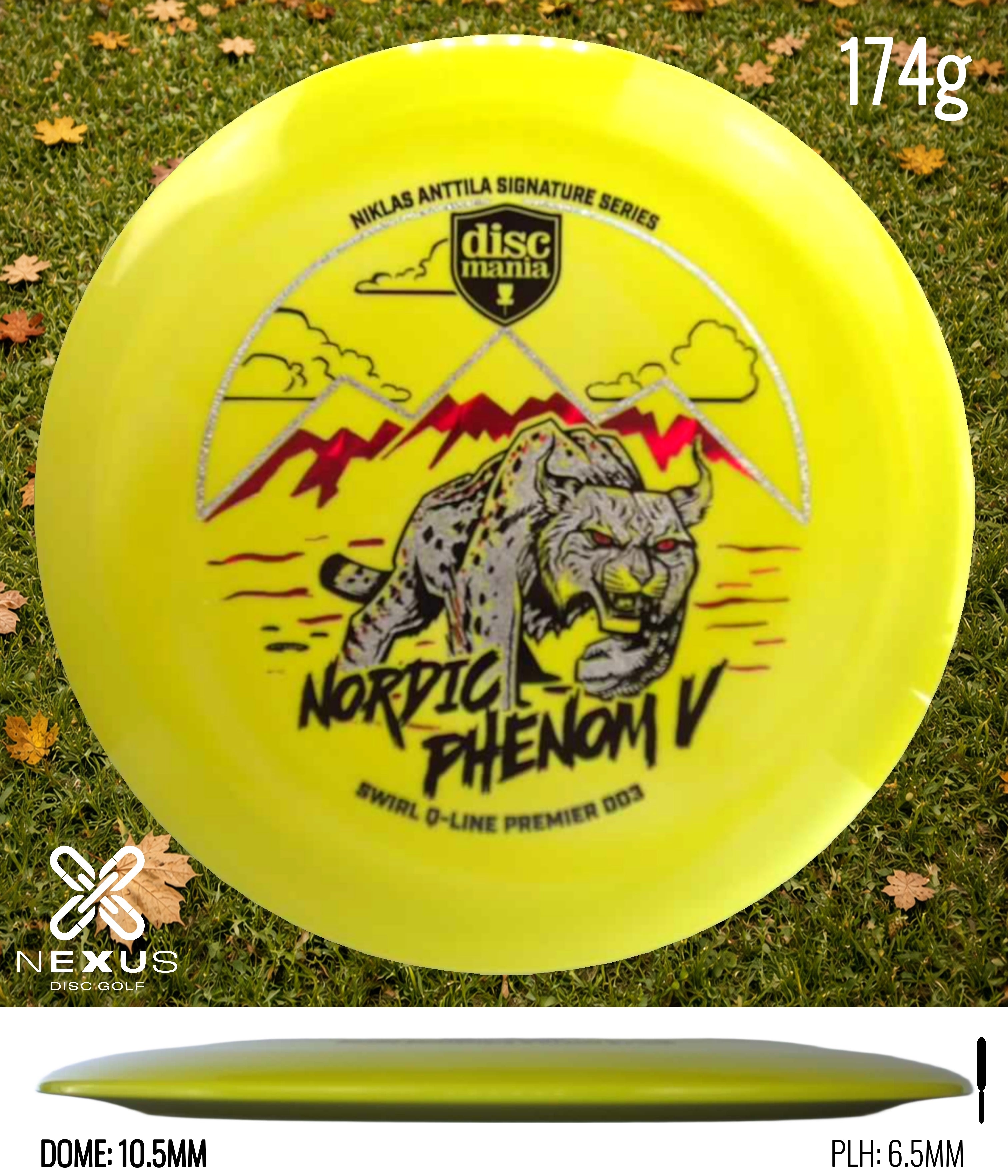 Discmania DD Yellow/Multicolor 174g