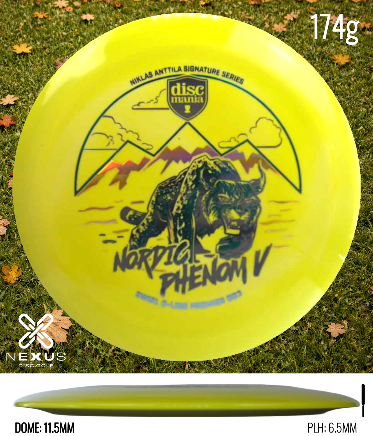 Discmania DD Yellow/Multicolor 174g