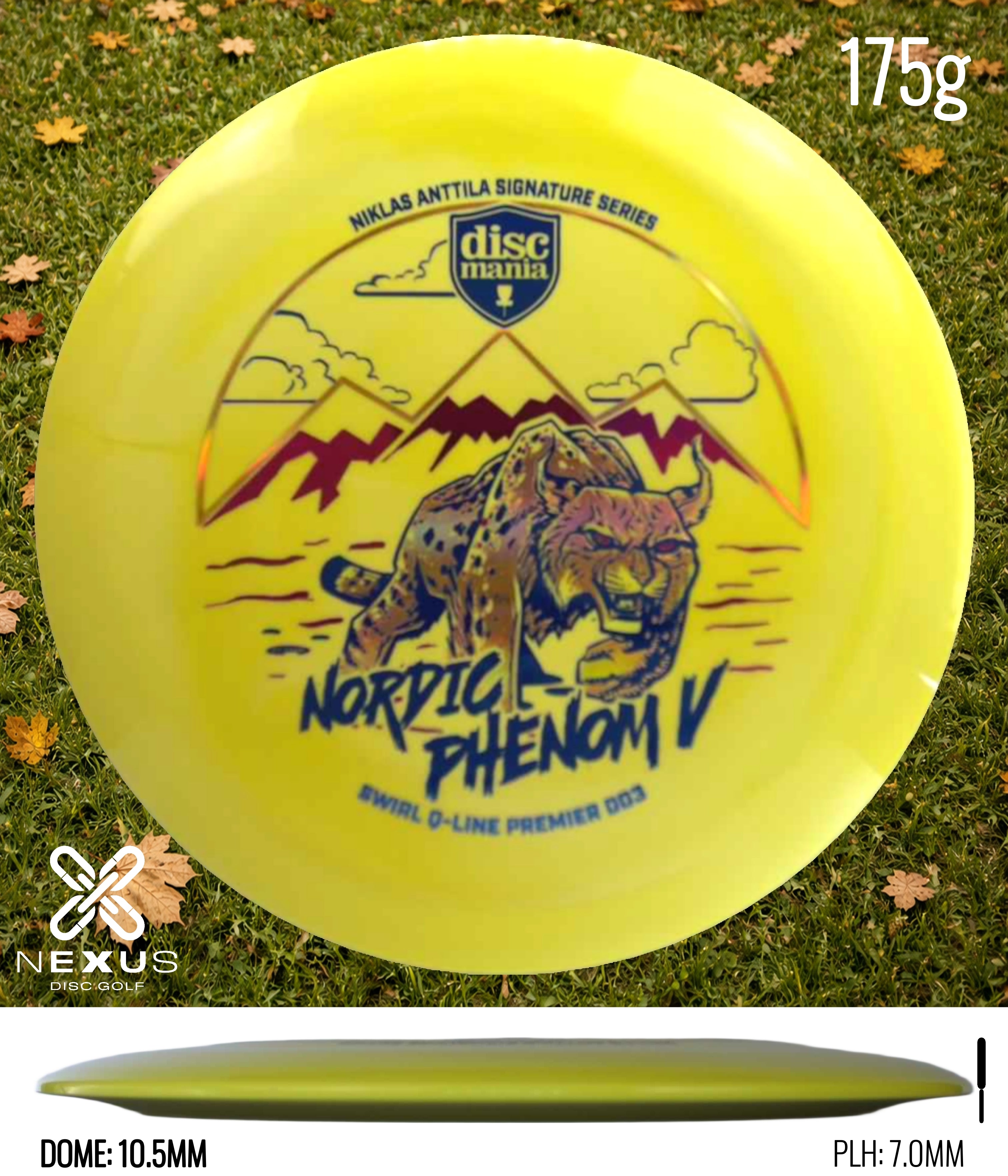 Discmania DD Yellow/Multicolor 175g