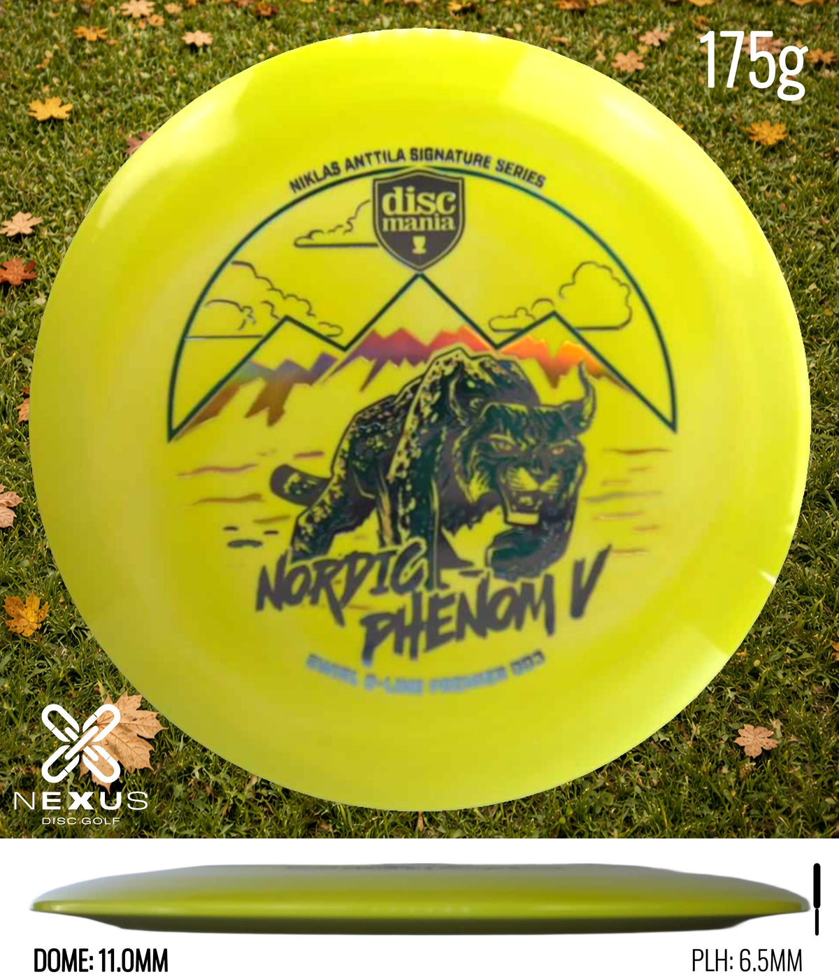 Discmania DD Yellow/Multicolor 175g