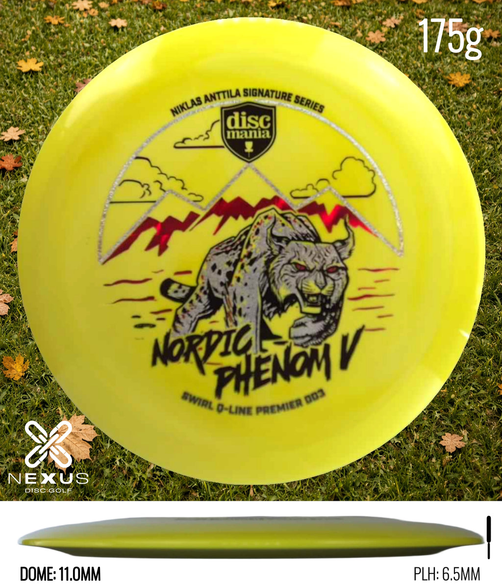 Discmania DD Yellow/Silver, Black 175g