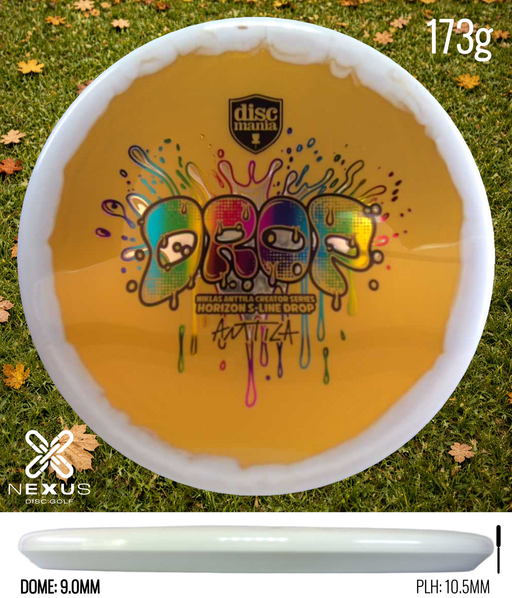 Discmania Drop Horizon S-Line Gold/Rainbow Holo, Black 173g