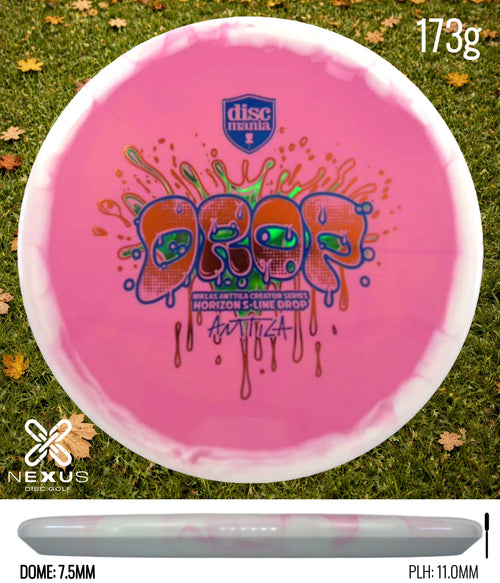 Discmania Drop Horizon S-Line Pink/Multicolor, Holographic 173g