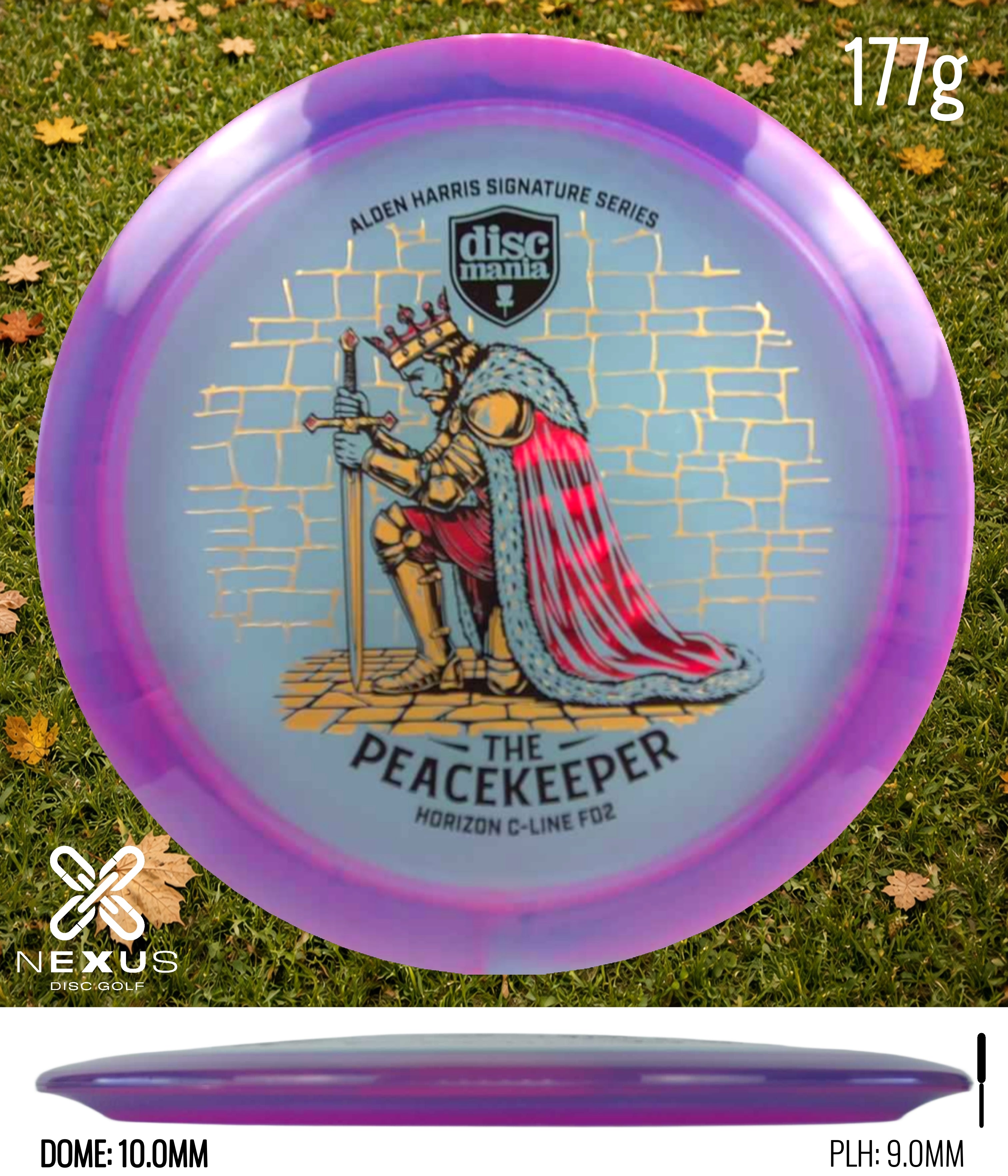Discmania FD C-Line Purple/Gold, Black 177g