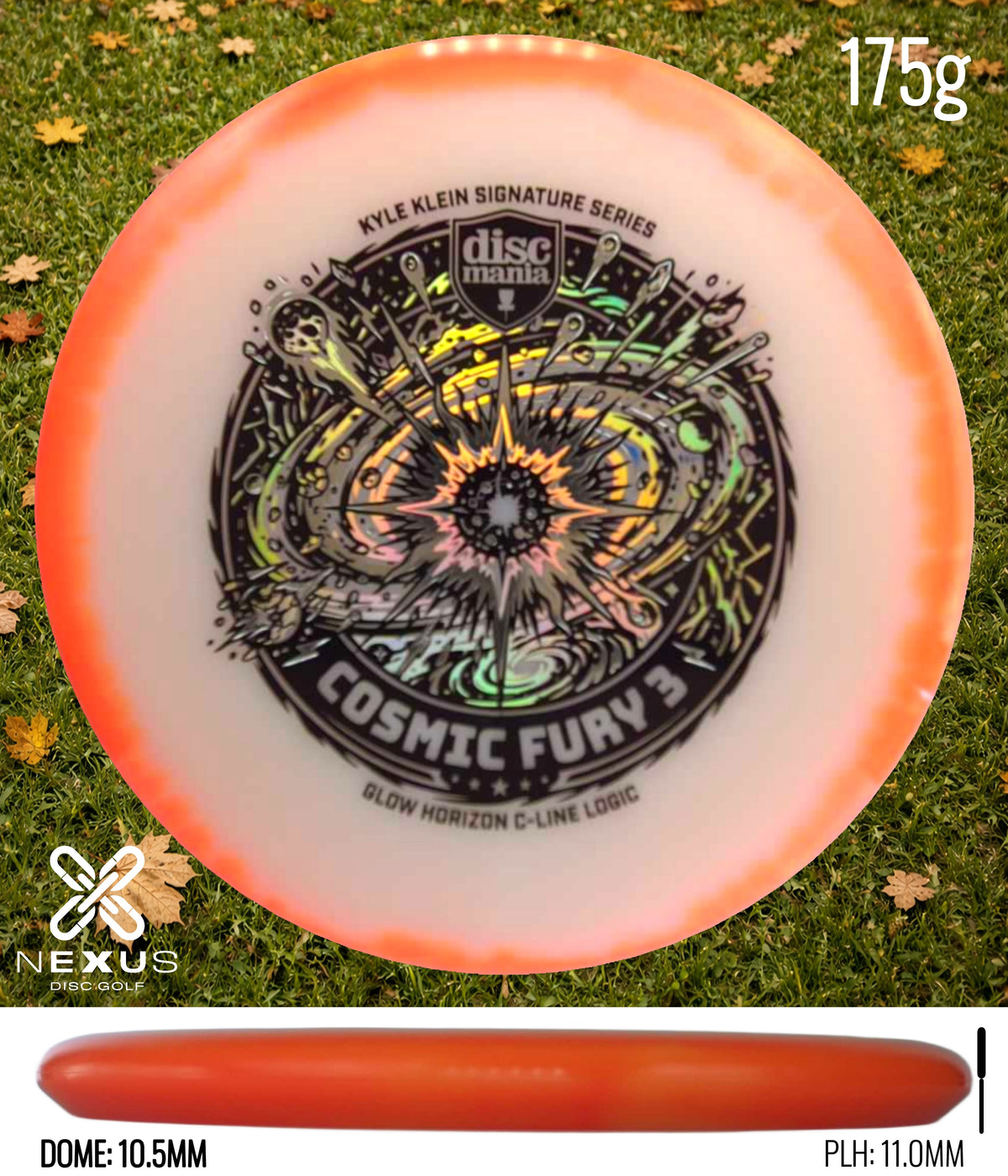 Discmania Logic C-Line Orange/Black, Holographic 175g