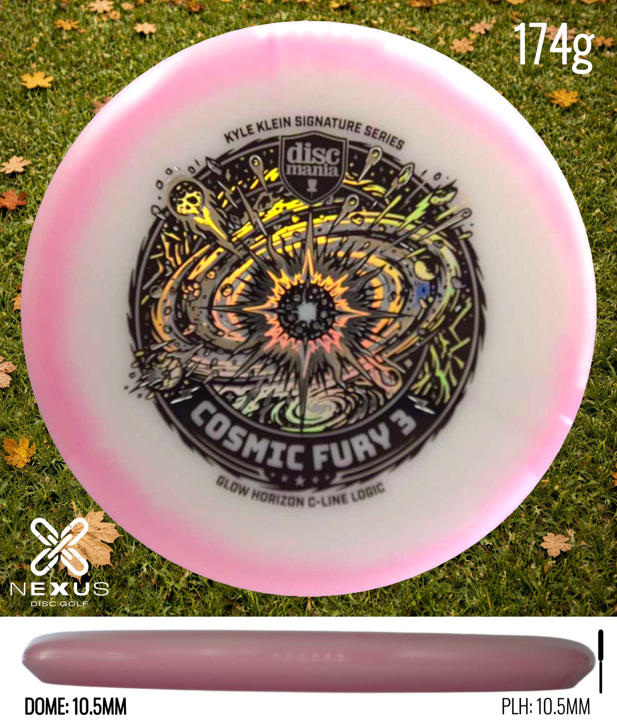 Discmania Logic C-Line Pink/Black, Holographic 174g