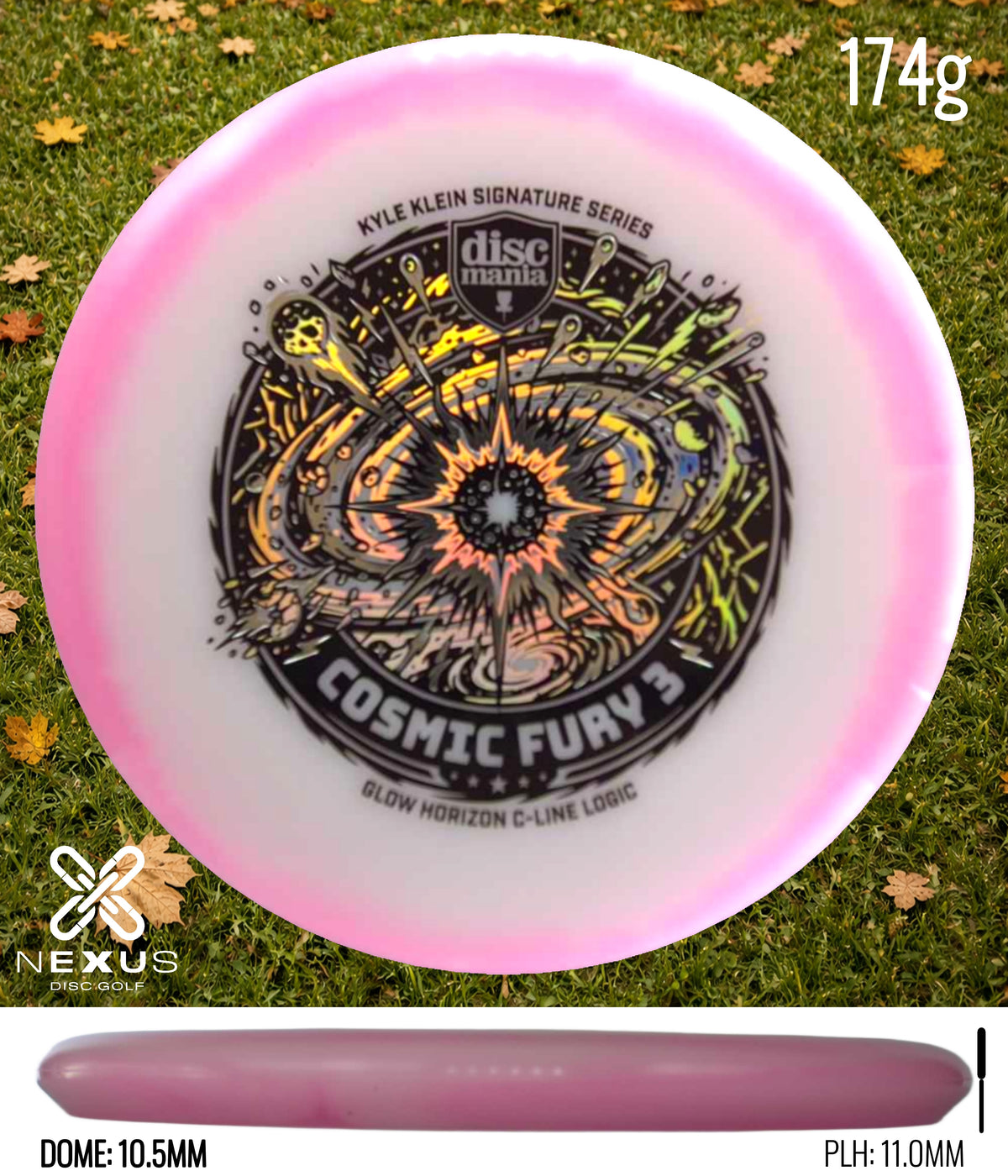 Discmania Logic C-Line Pink/Black, Holographic 174g