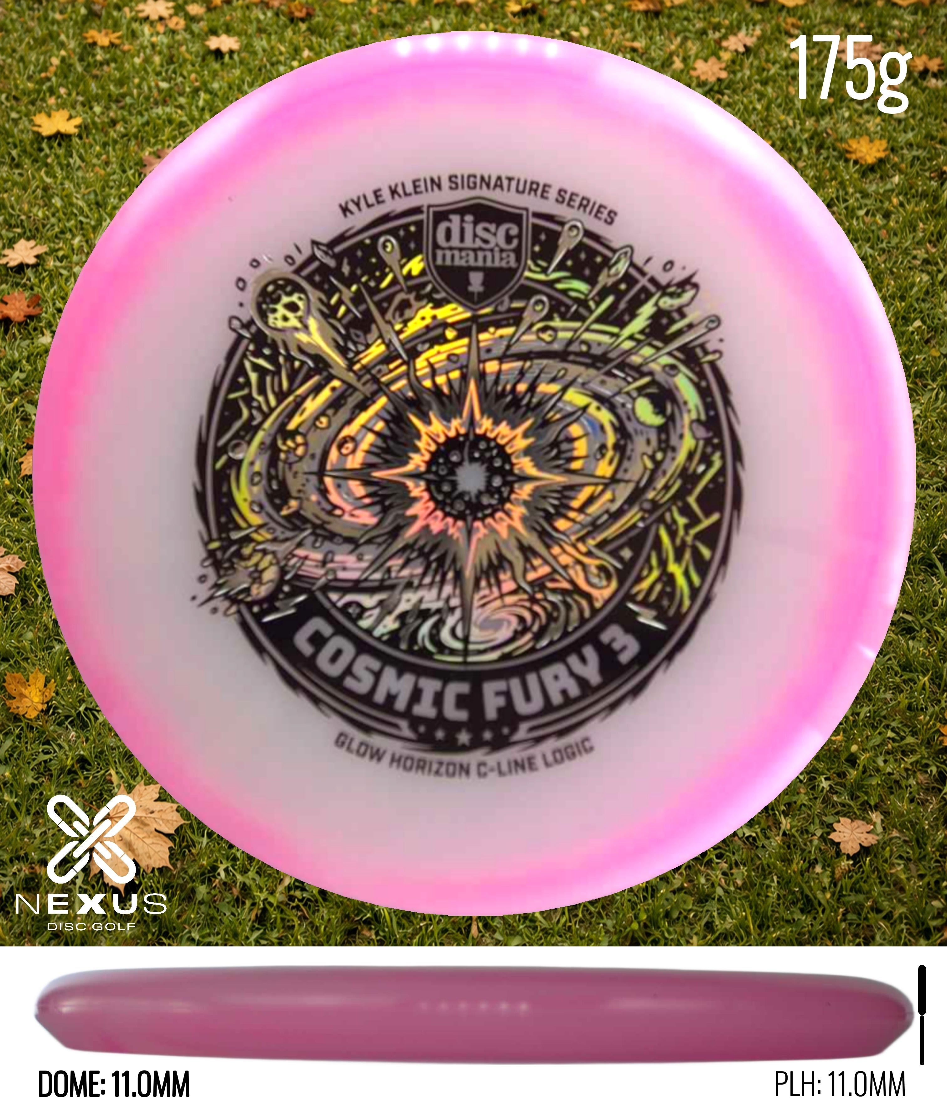 Discmania Logic C-Line Pink/Black, Holographic 175g