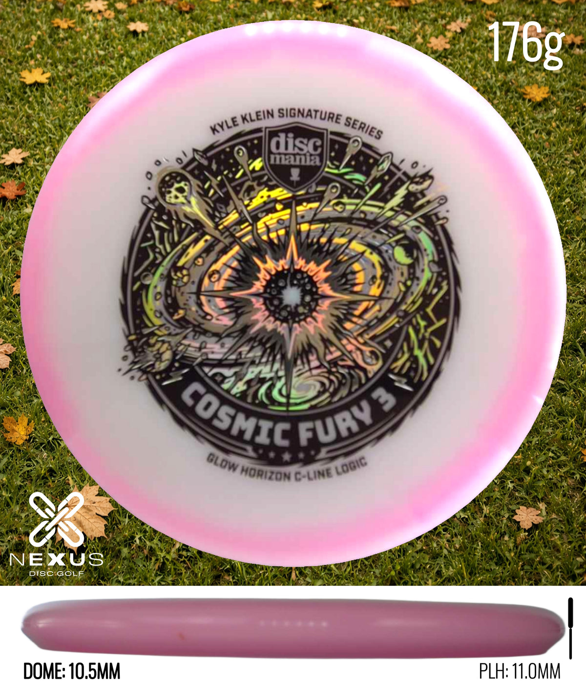 Discmania Logic C-Line Pink/Black, Holographic 176g