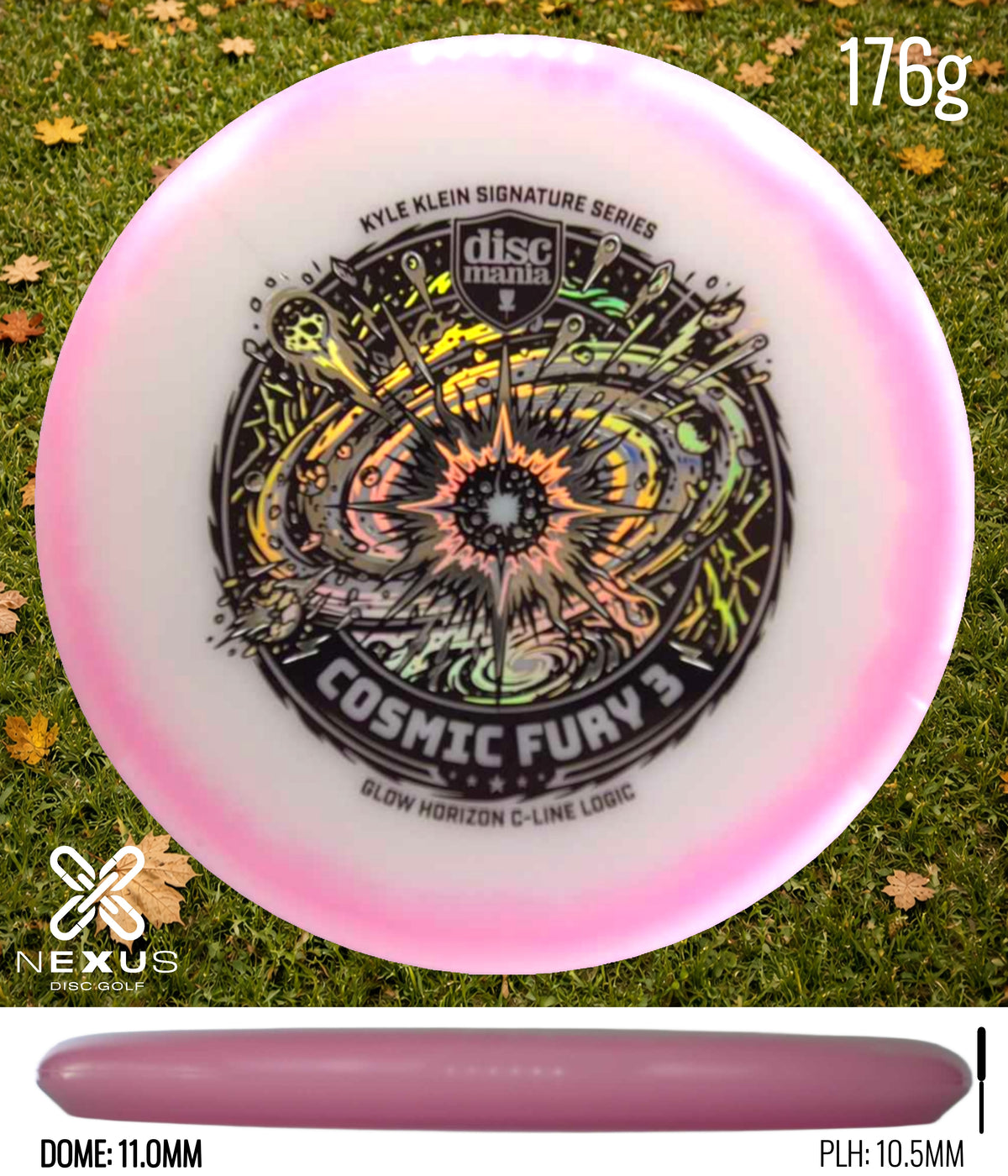 Discmania Logic C-Line Pink/Black, Holographic 176g