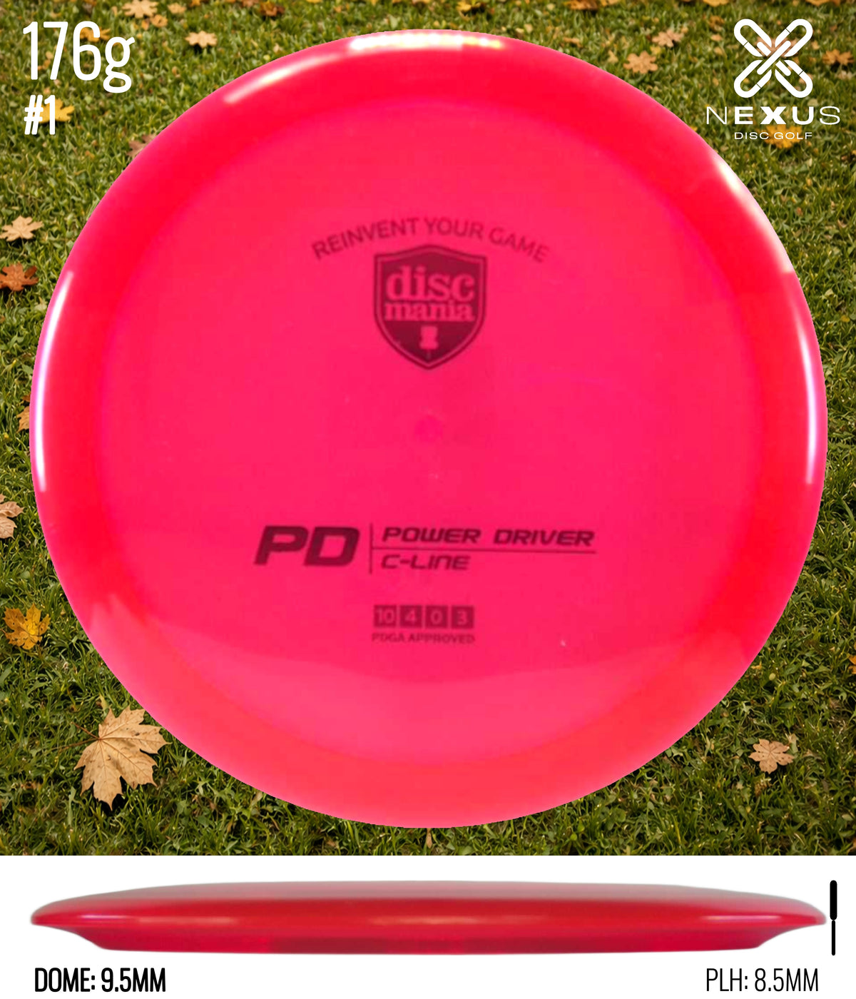 Discmania PD C-Line Pink/Purple 176g