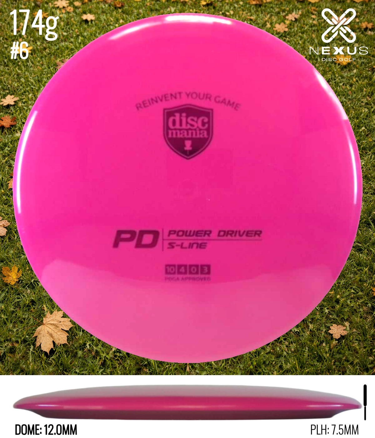 Discmania PD S-Line Pink/Purple 174g
