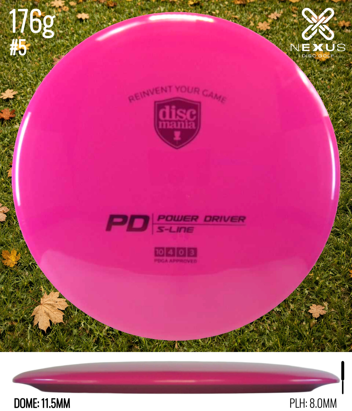 Discmania PD S-Line Pink/Purple 176g