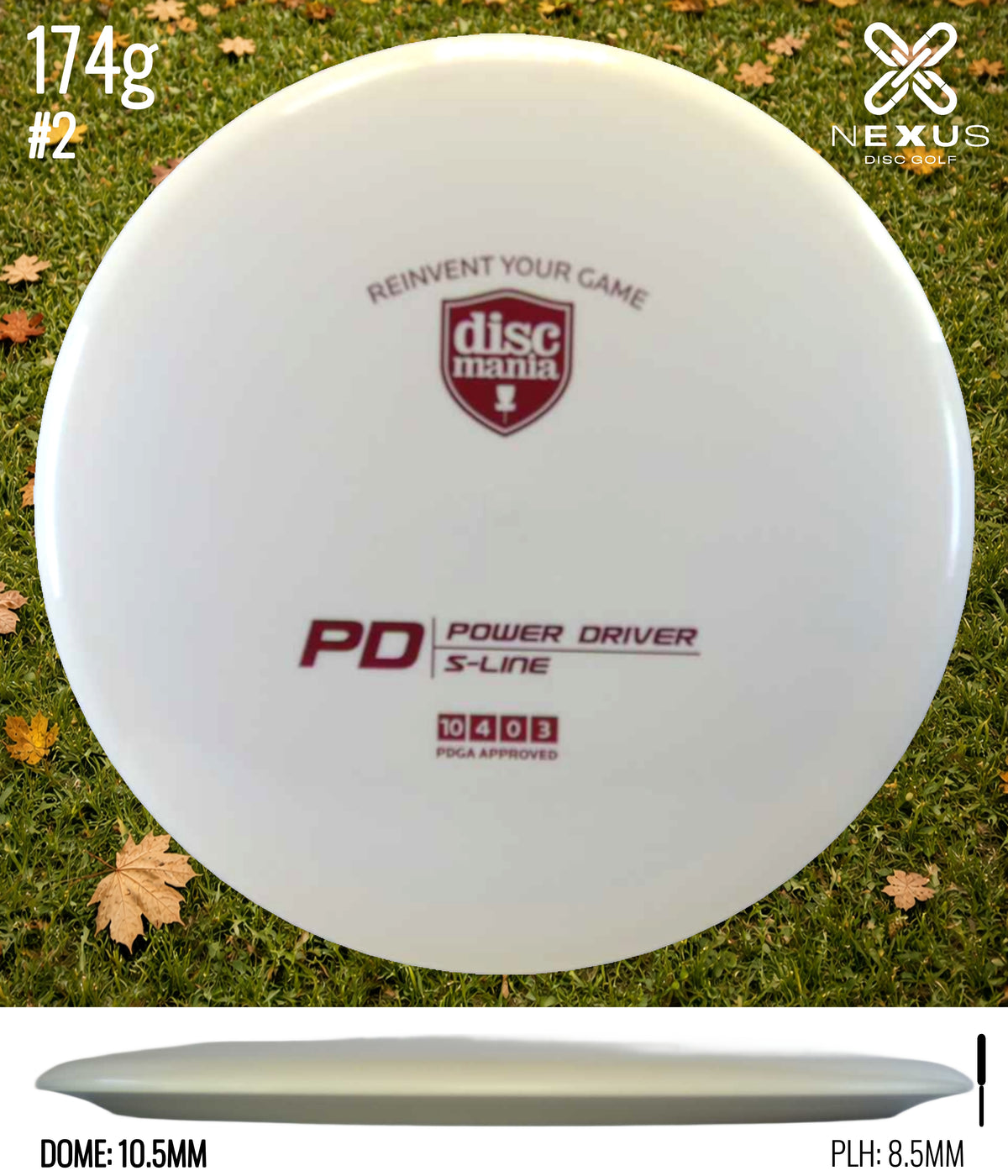 Discmania PD S-Line White/Red 174g