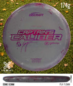 Discraft Seppo Paju First Run Z Jawbreaker Captain’s Caliber Jawbreaker Clear/Pink/Purple Metallic 174g
