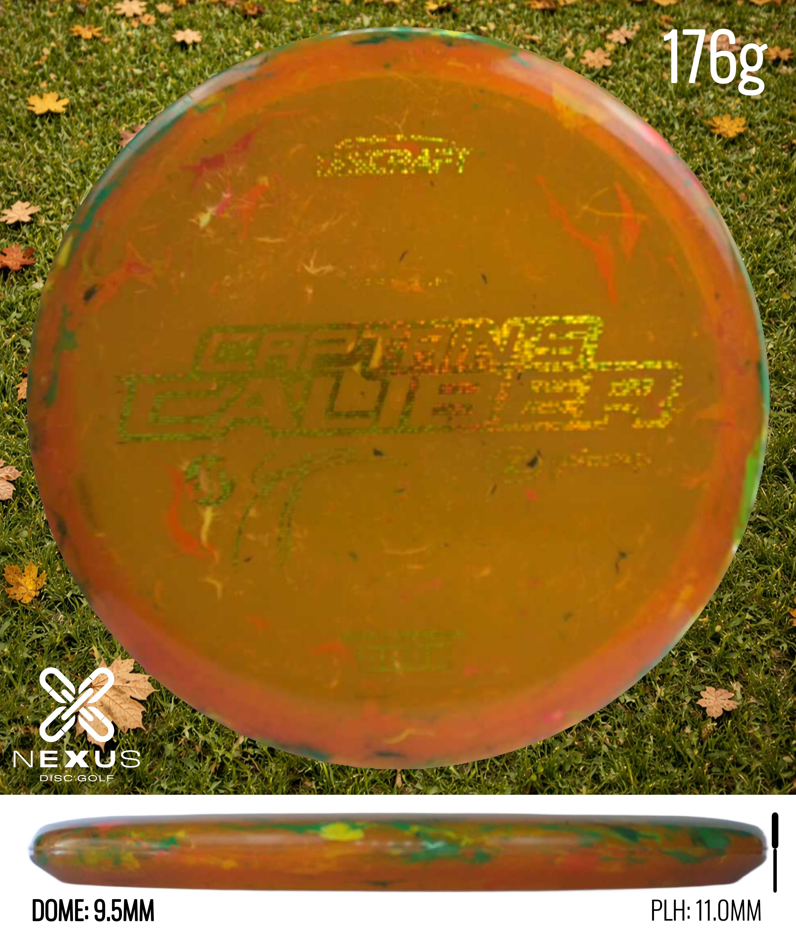 Discraft Seppo Paju First Run Z Jawbreaker Captain’s Caliber Jawbreaker Orange/Gold 176g