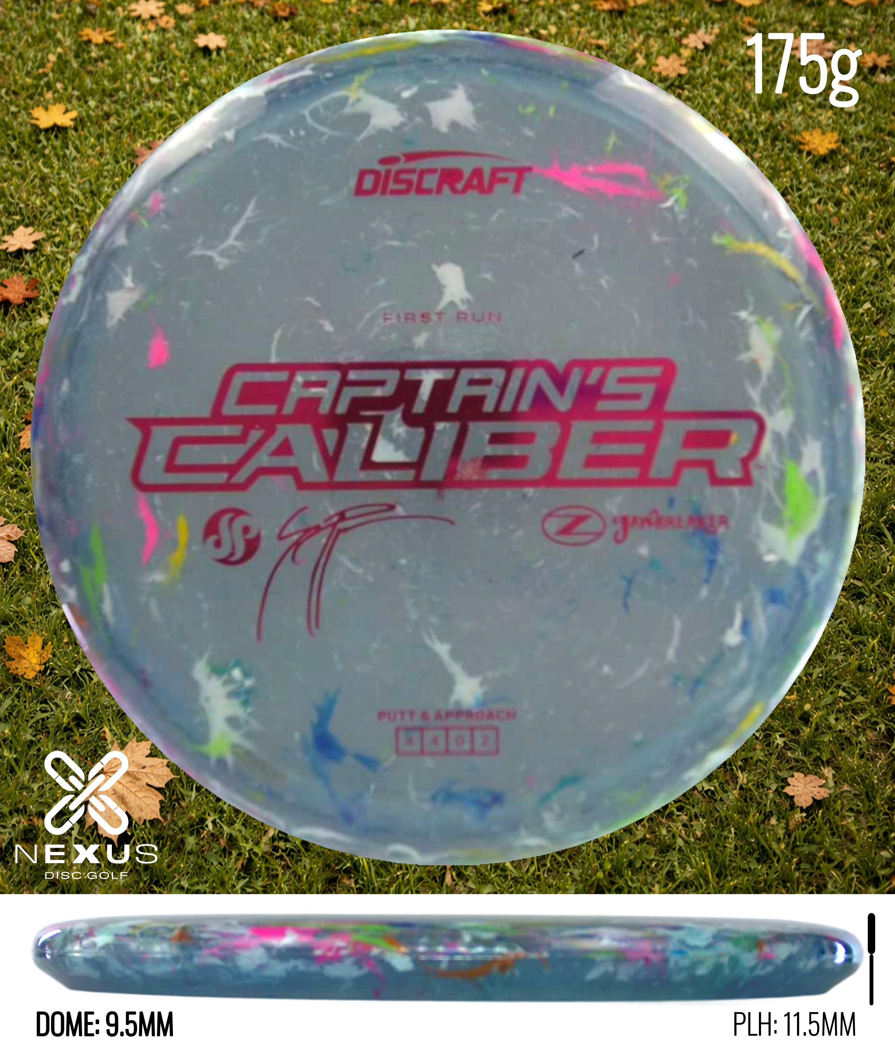 Discraft Seppo Paju First Run Z Jawbreaker Captain’s Caliber  (pre-order) Jawbreaker Blue/Red Metallic 175g