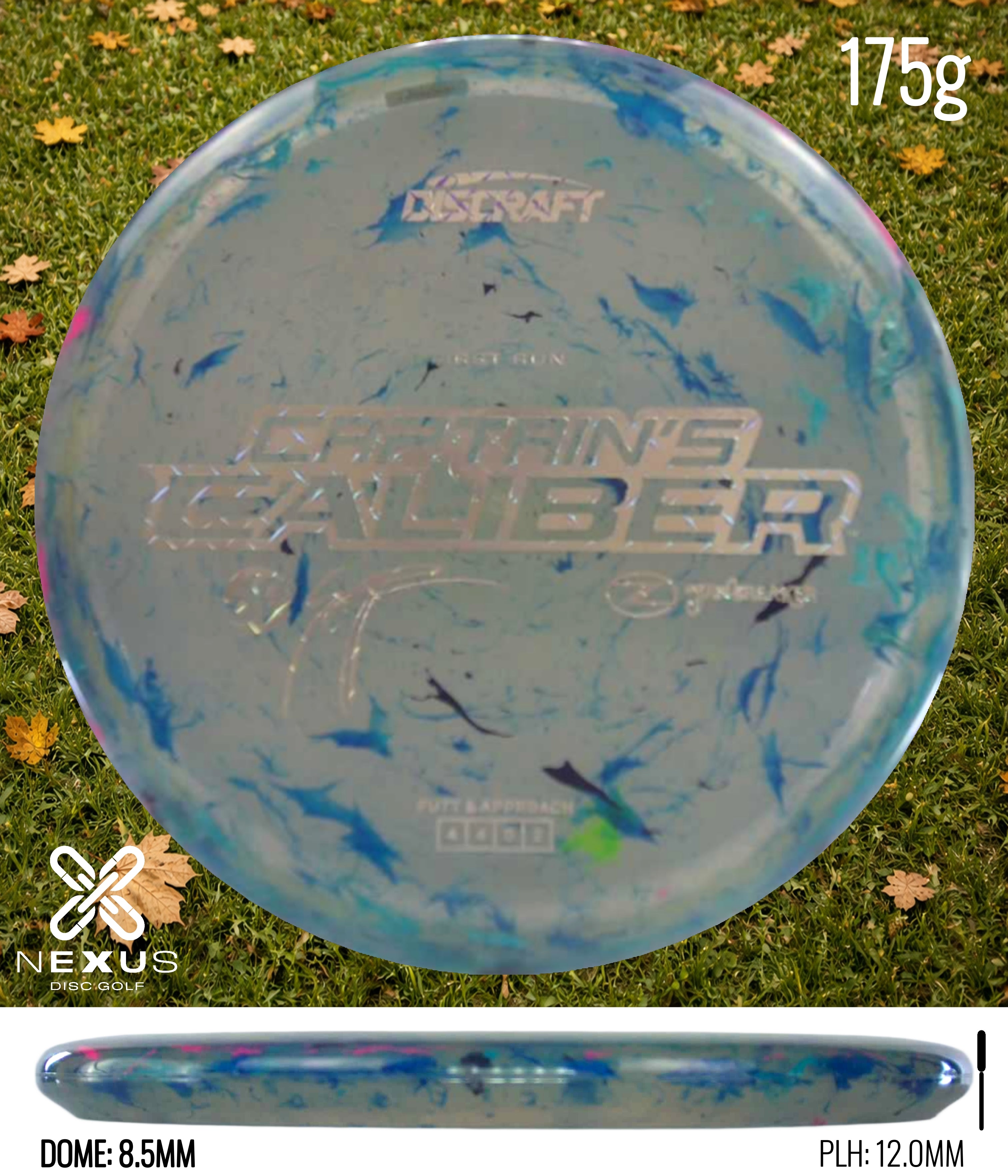 Discraft Seppo Paju First Run Z Jawbreaker Captain’s Caliber  (pre-order) Jawbreaker Blue/Silver 175g