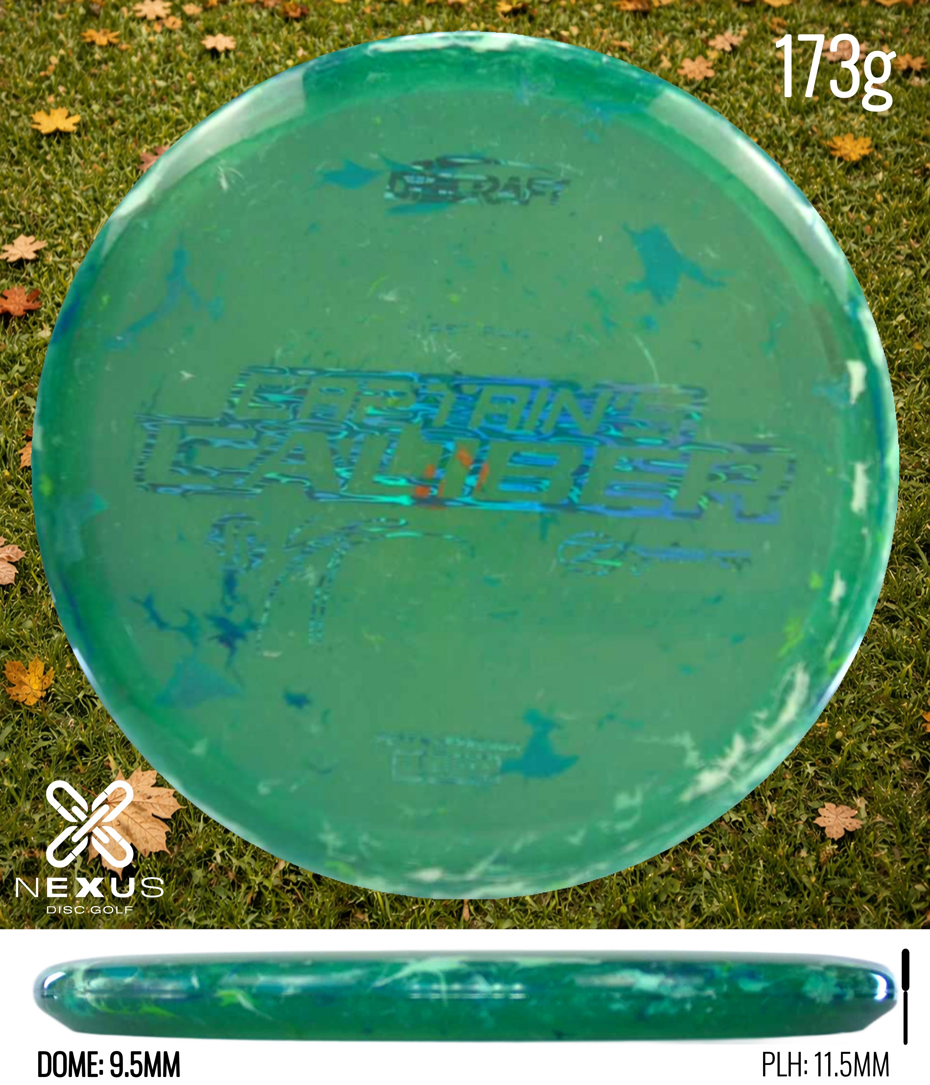 Discraft Seppo Paju First Run Z Jawbreaker Captain’s Caliber  (pre-order) Jawbreaker Green/Blue Metallic 173g