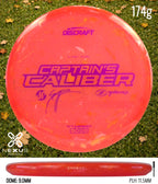 Discraft Seppo Paju First Run Z Jawbreaker Captain’s Caliber  (pre-order) Jawbreaker Orange/Purple Metallic 174g