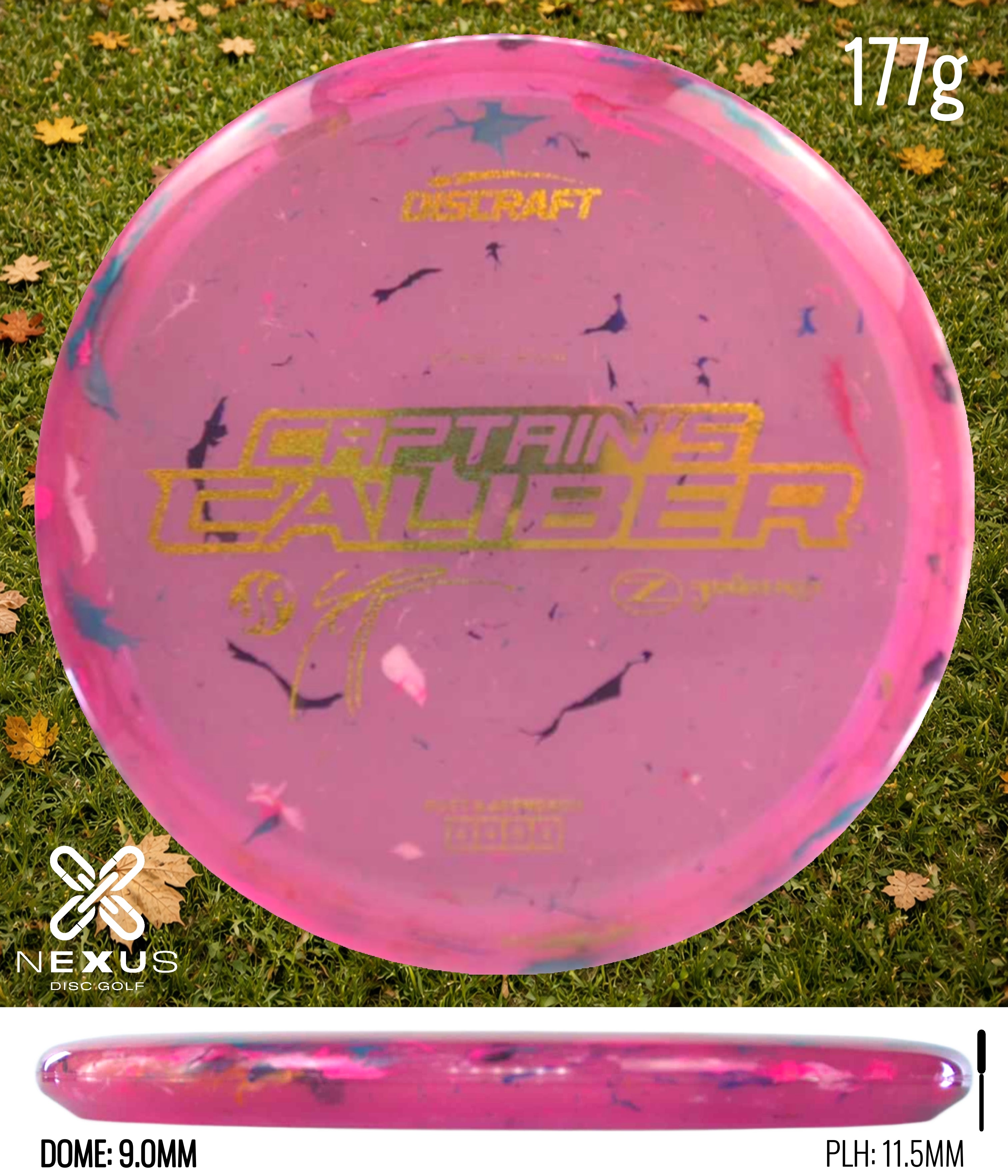 Discraft Seppo Paju First Run Z Jawbreaker Captain’s Caliber  (pre-order) Jawbreaker Pink/Gold 177g