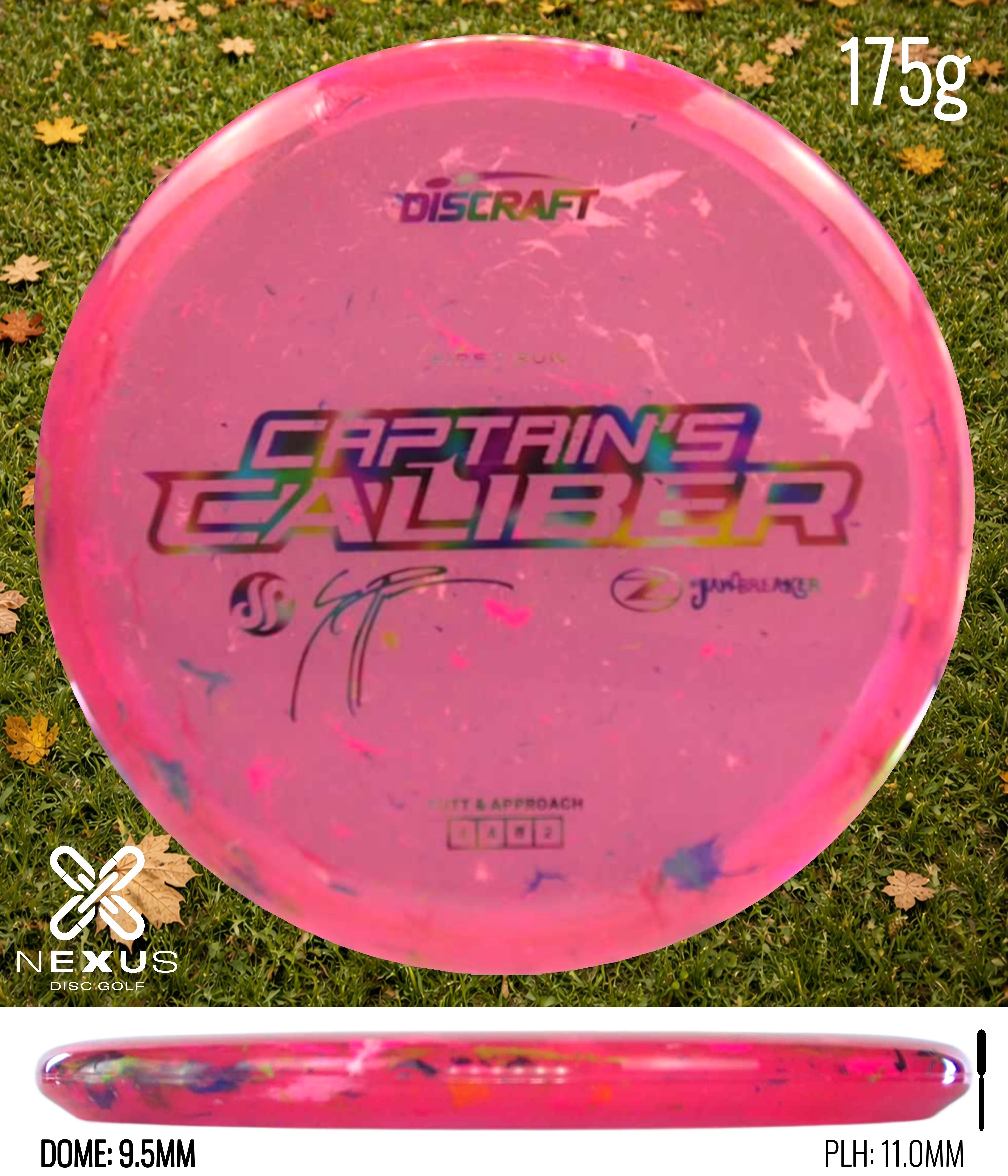 Discraft Seppo Paju First Run Z Jawbreaker Captain’s Caliber  (pre-order) Jawbreaker Pink/Rainbow Holo 175g