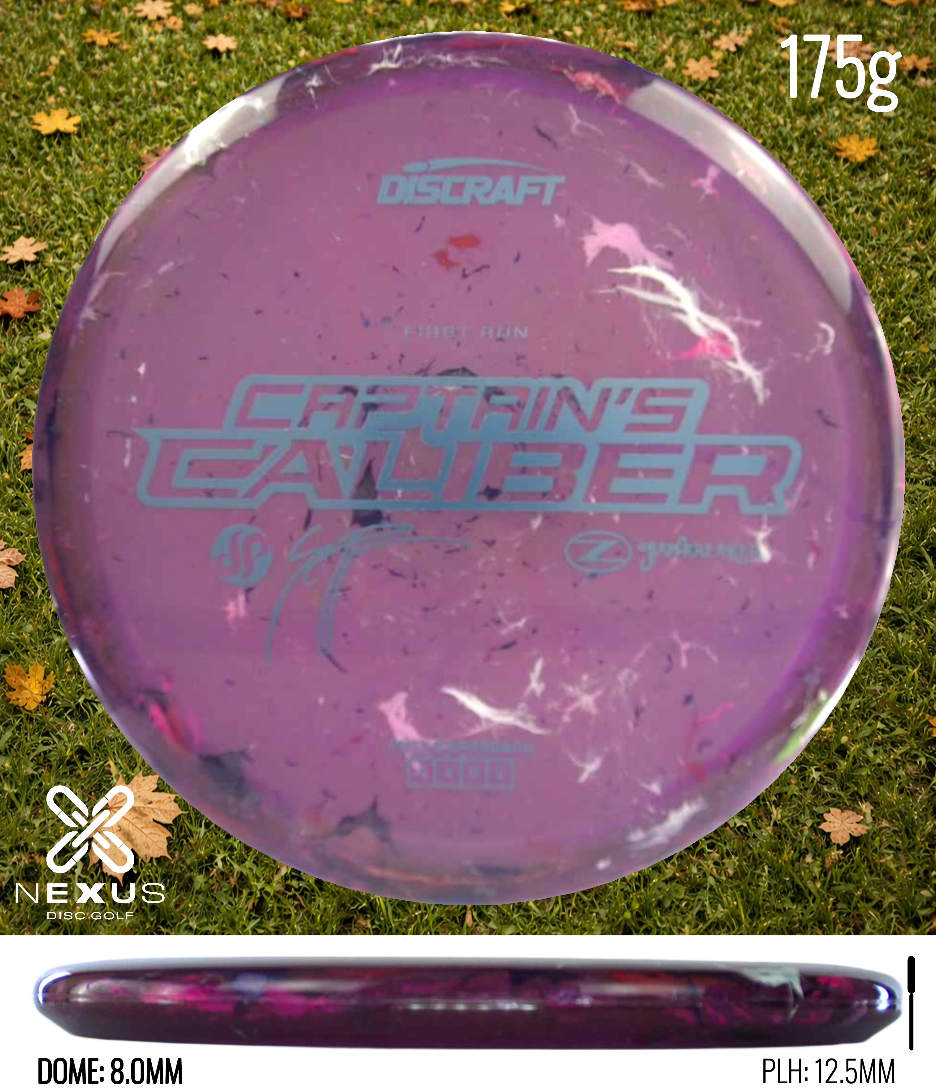Discraft Seppo Paju First Run Z Jawbreaker Captain’s Caliber  (pre-order) Jawbreaker Purple/Blue Metallic 175g