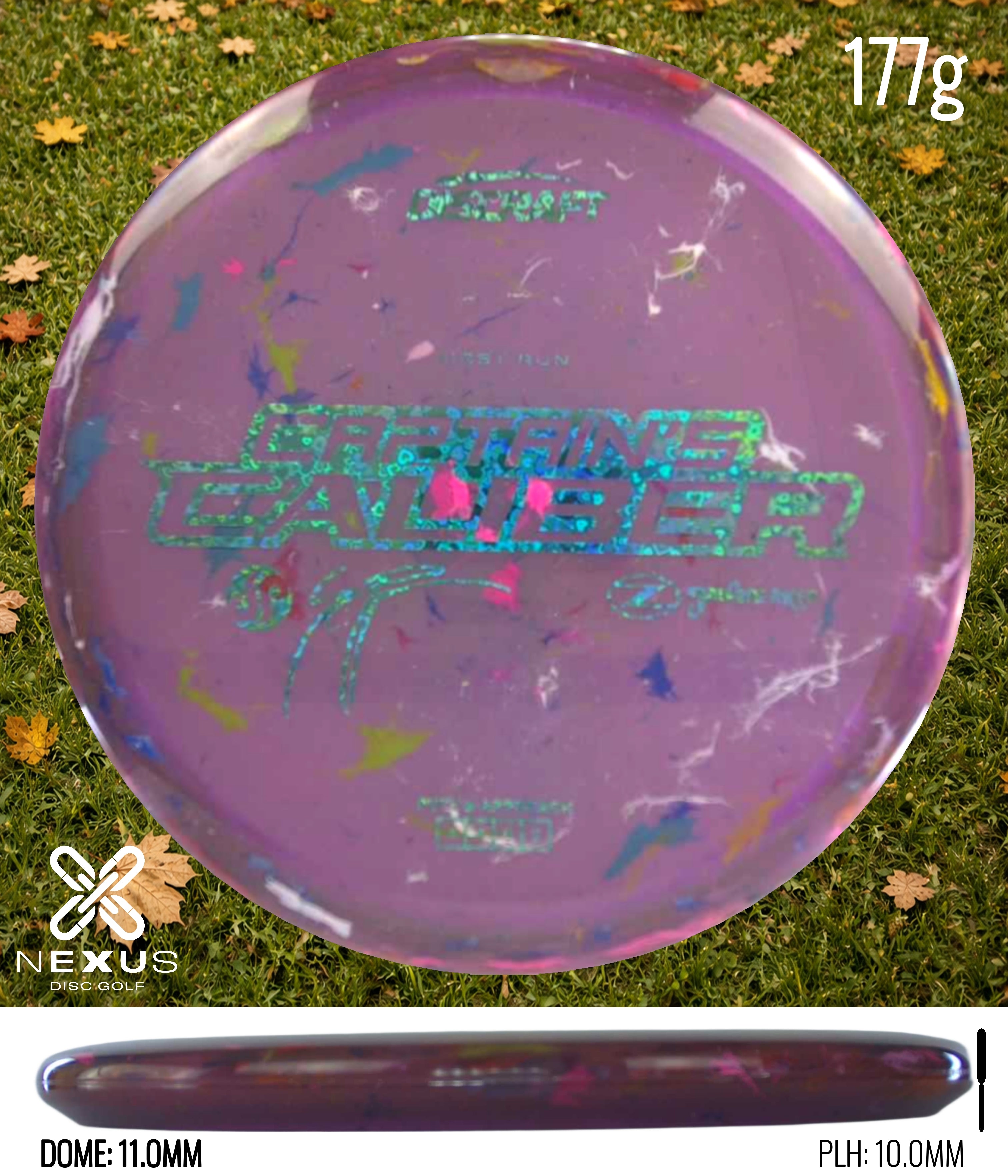 Discraft Seppo Paju First Run Z Jawbreaker Captain’s Caliber  (pre-order) Jawbreaker Purple/Green Metallic 177g