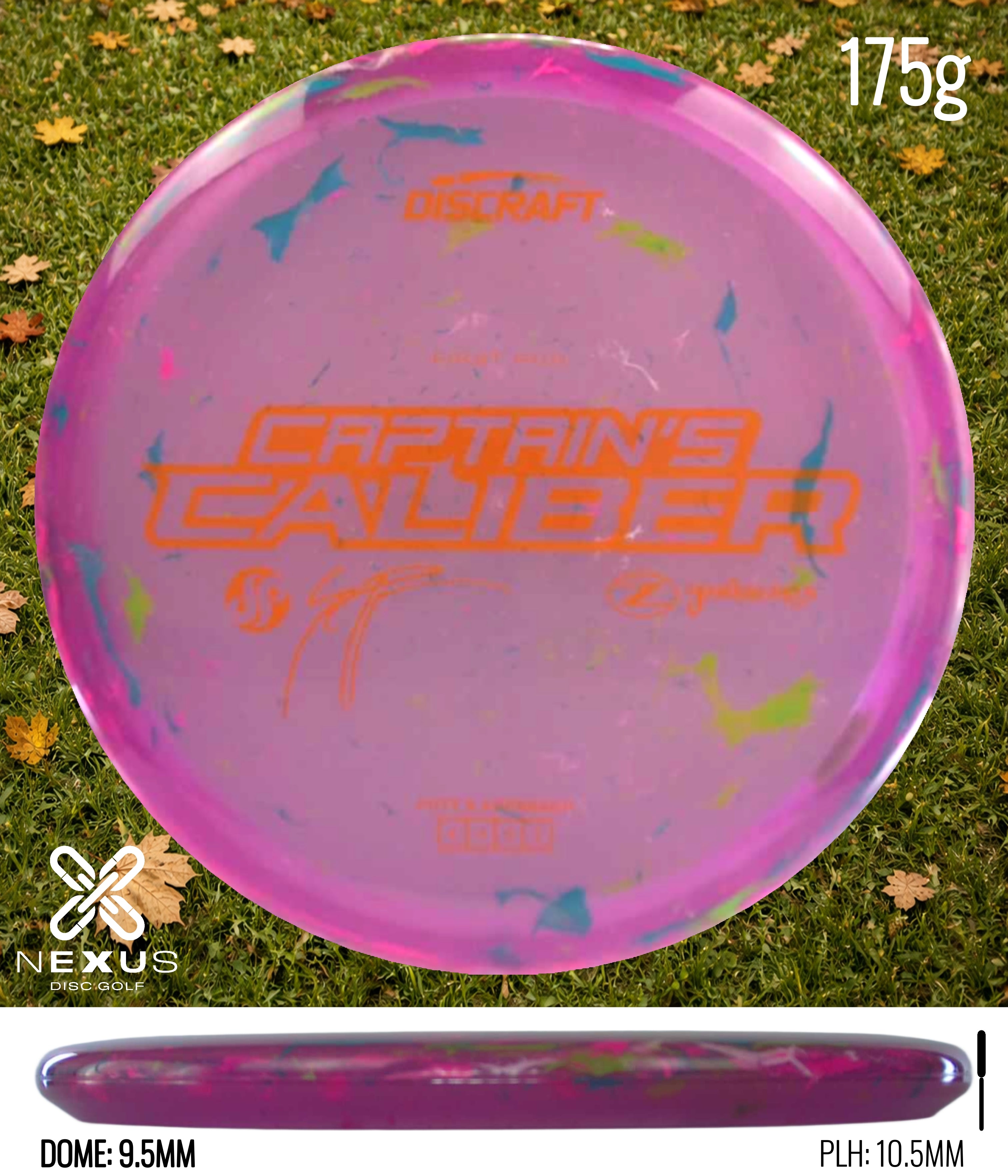 Discraft Seppo Paju First Run Z Jawbreaker Captain’s Caliber  (pre-order) Jawbreaker Purple/Orange Metallic 175g