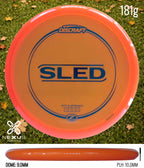 Discraft Sled Z Line Orange/Blue Metallic 181g