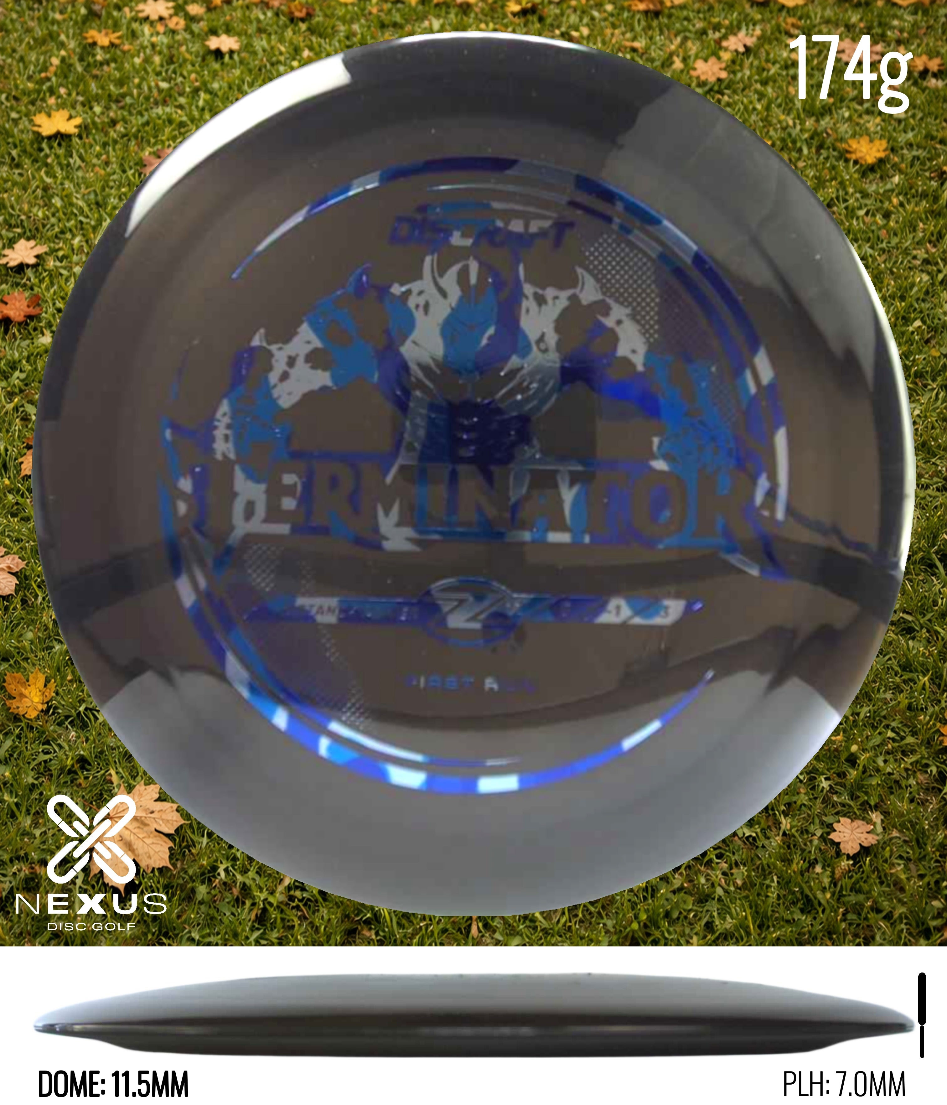 Discraft Terminator Black/Blue Metallic 174g
