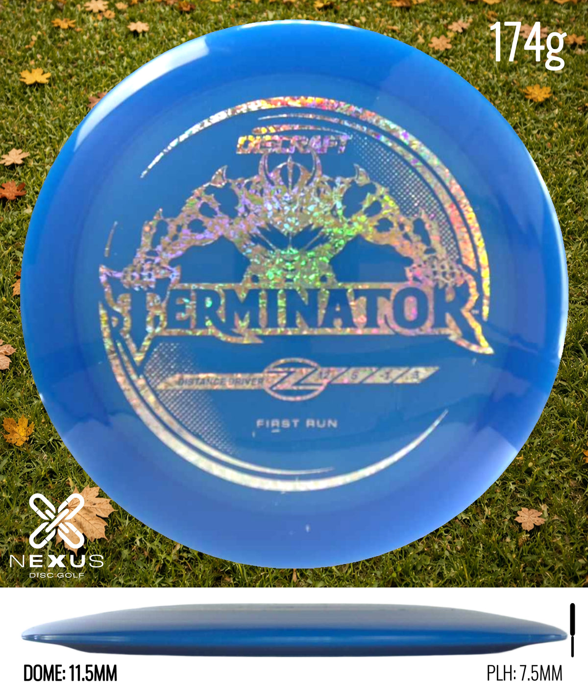 Discraft Terminator Blue/Holographic 174g