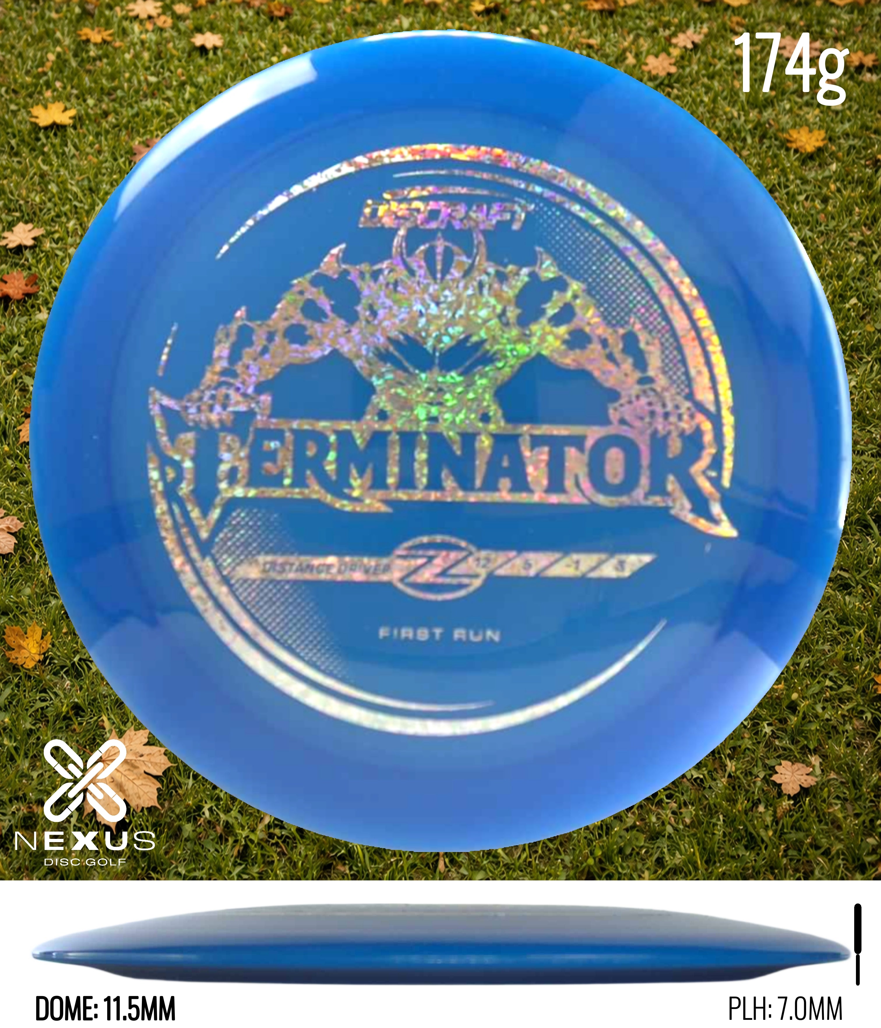 Discraft Terminator Blue/Holographic 174g
