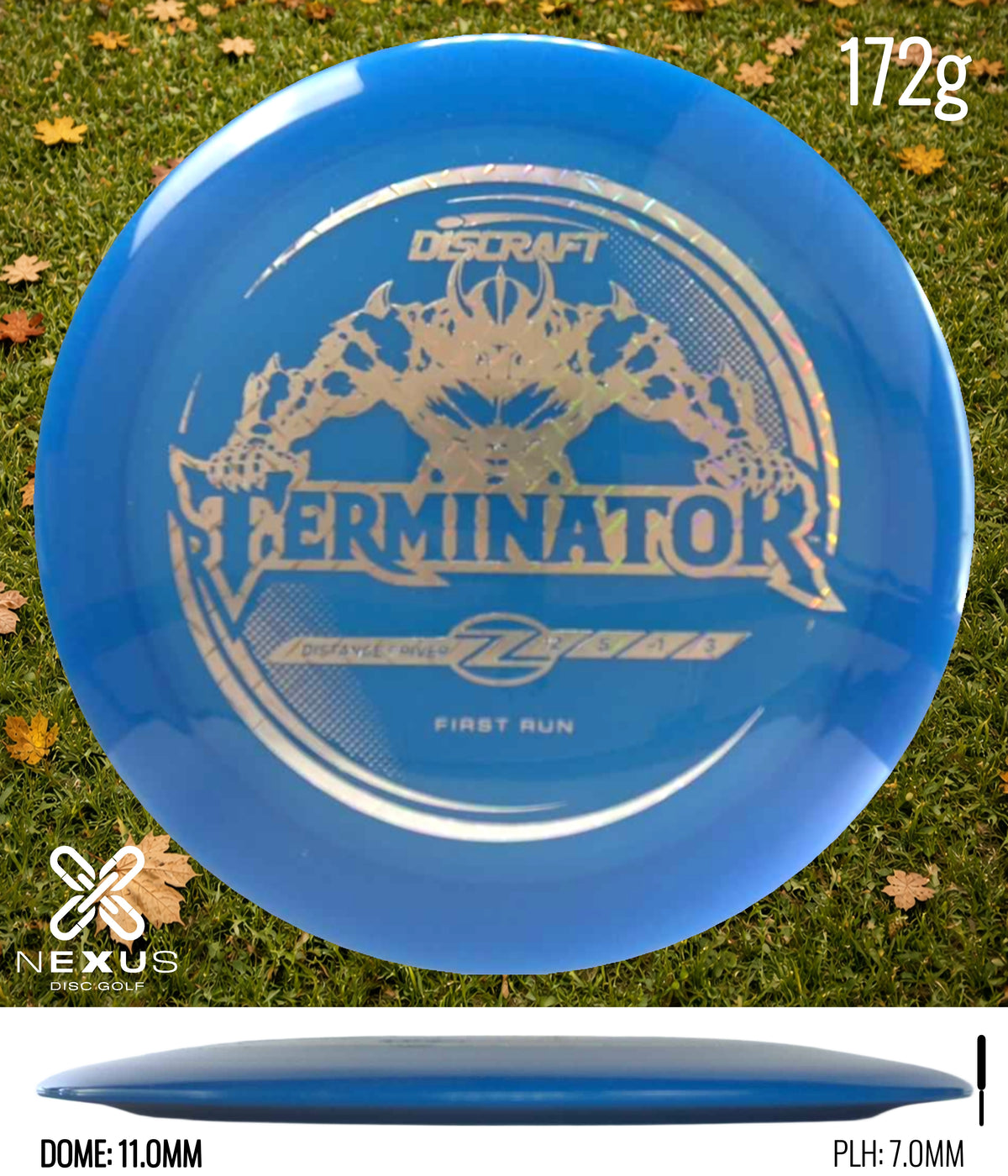 Discraft Terminator Blue/Rainbow Holo 172g