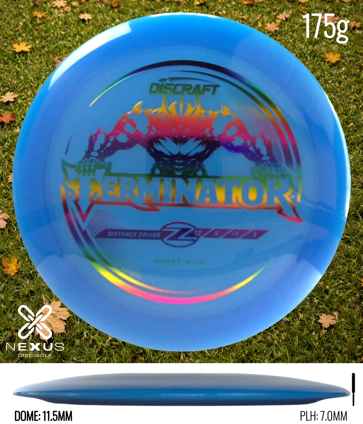 Discraft Terminator Blue/Rainbow Holo 175g